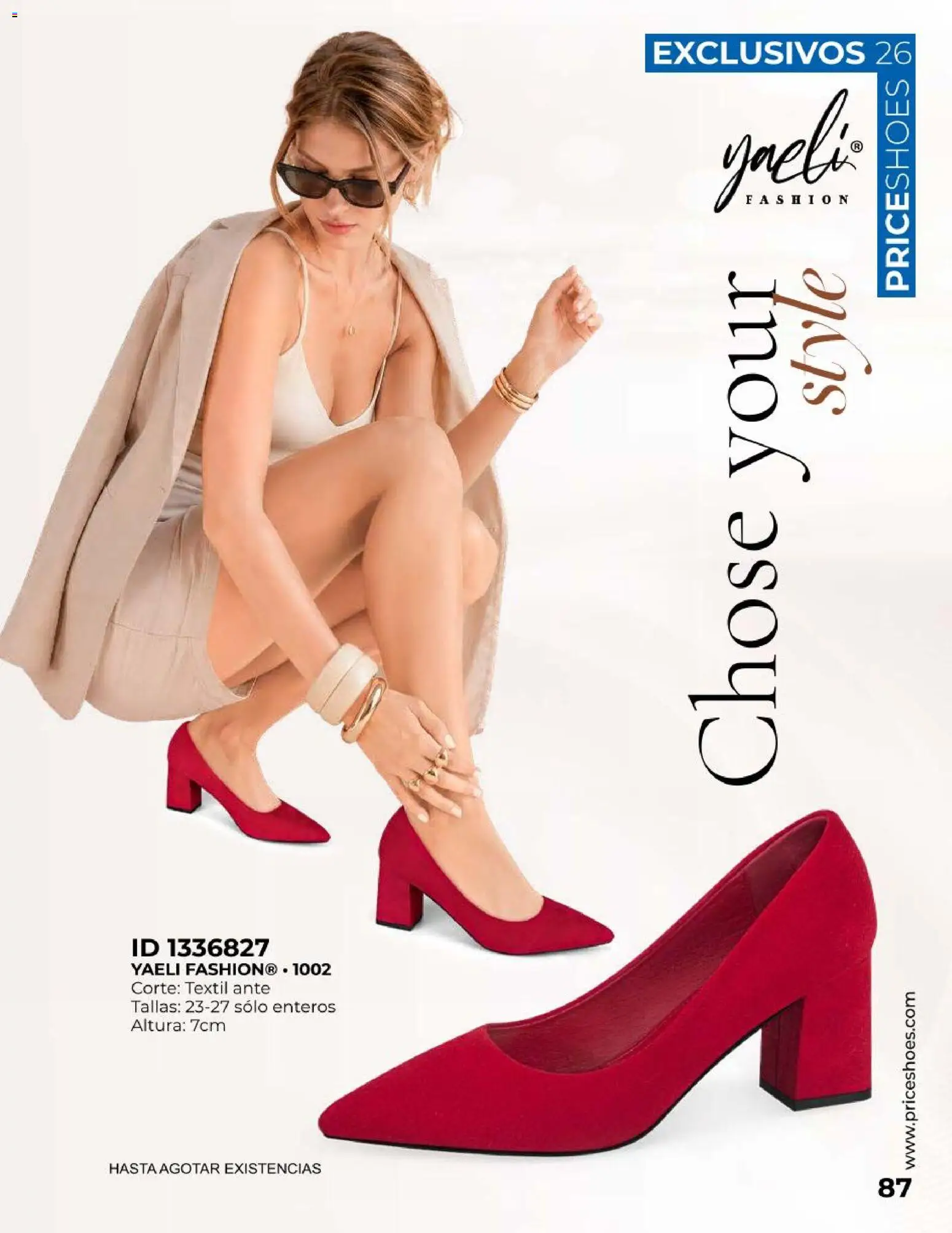 Nuevas ofertas de Price Shoes válidas en toda la República Mexicana desde el 01/10/2026. ¡Encuentra las mejores ofertas en Price Shoes catálogo Exclusivos! | Página: 87