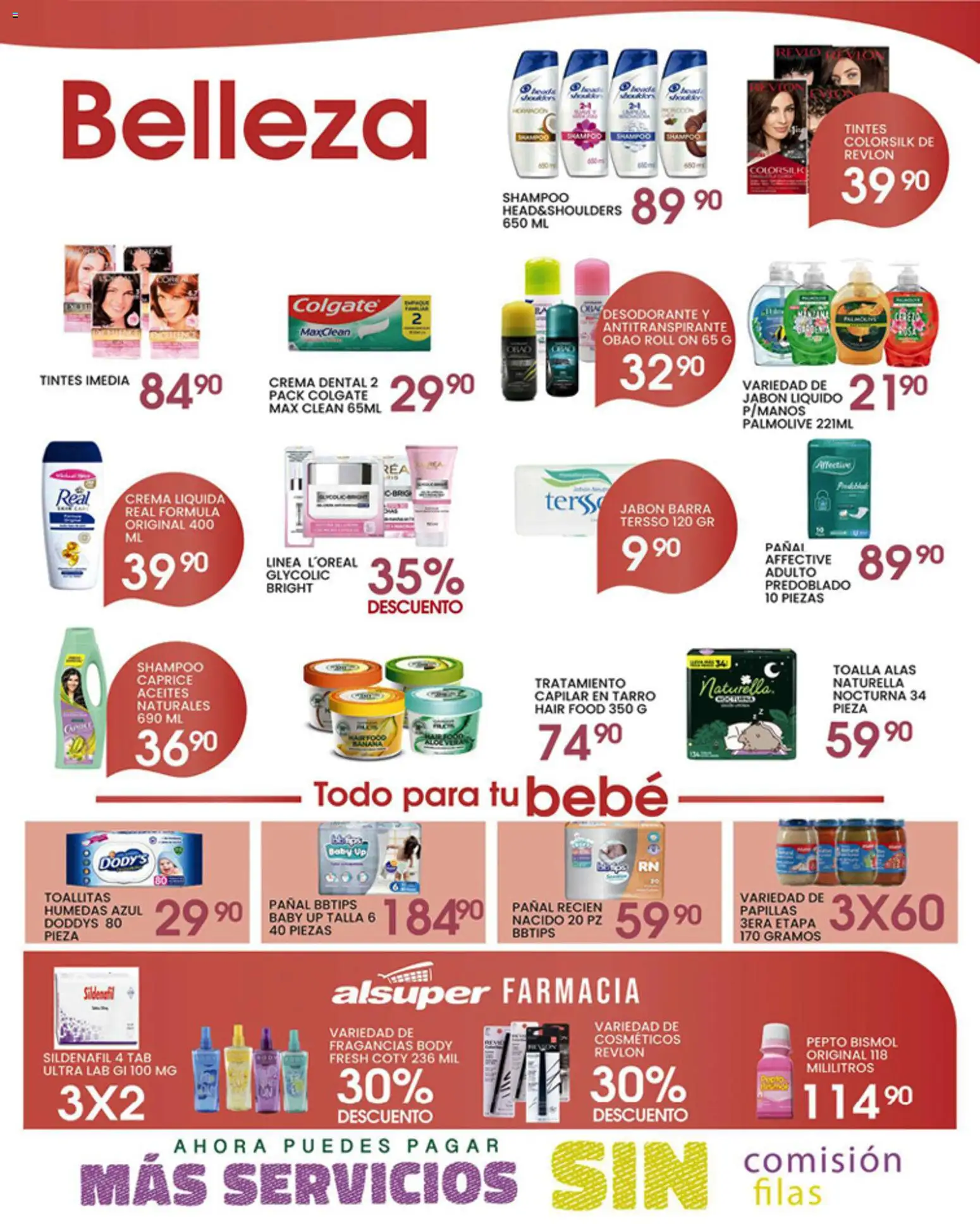 Nuevas ofertas de Alsuper válidas en toda la República Mexicana desde el 08.05.2026. ¡Encuentra las mejores ofertas en Alsuper folleto Zacatecas! | Página: 4 | Productos: Desodorante, Antitranspirante, Toalla, Barra
