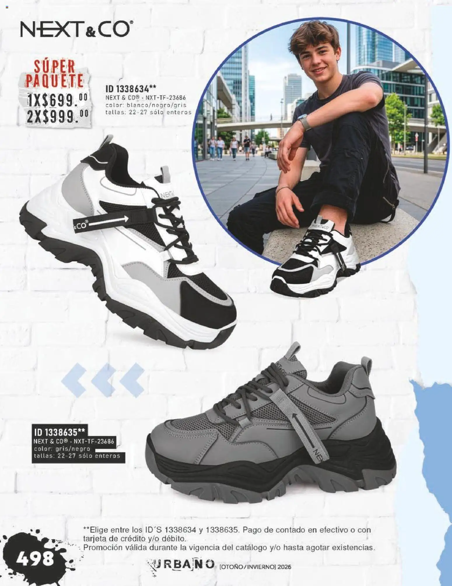 Nuevas ofertas de Price Shoes válidas en toda la República Mexicana desde el 31/07/2026. ¡Encuentra las mejores ofertas en Price Shoes catálogo Urbano! | Página: 498