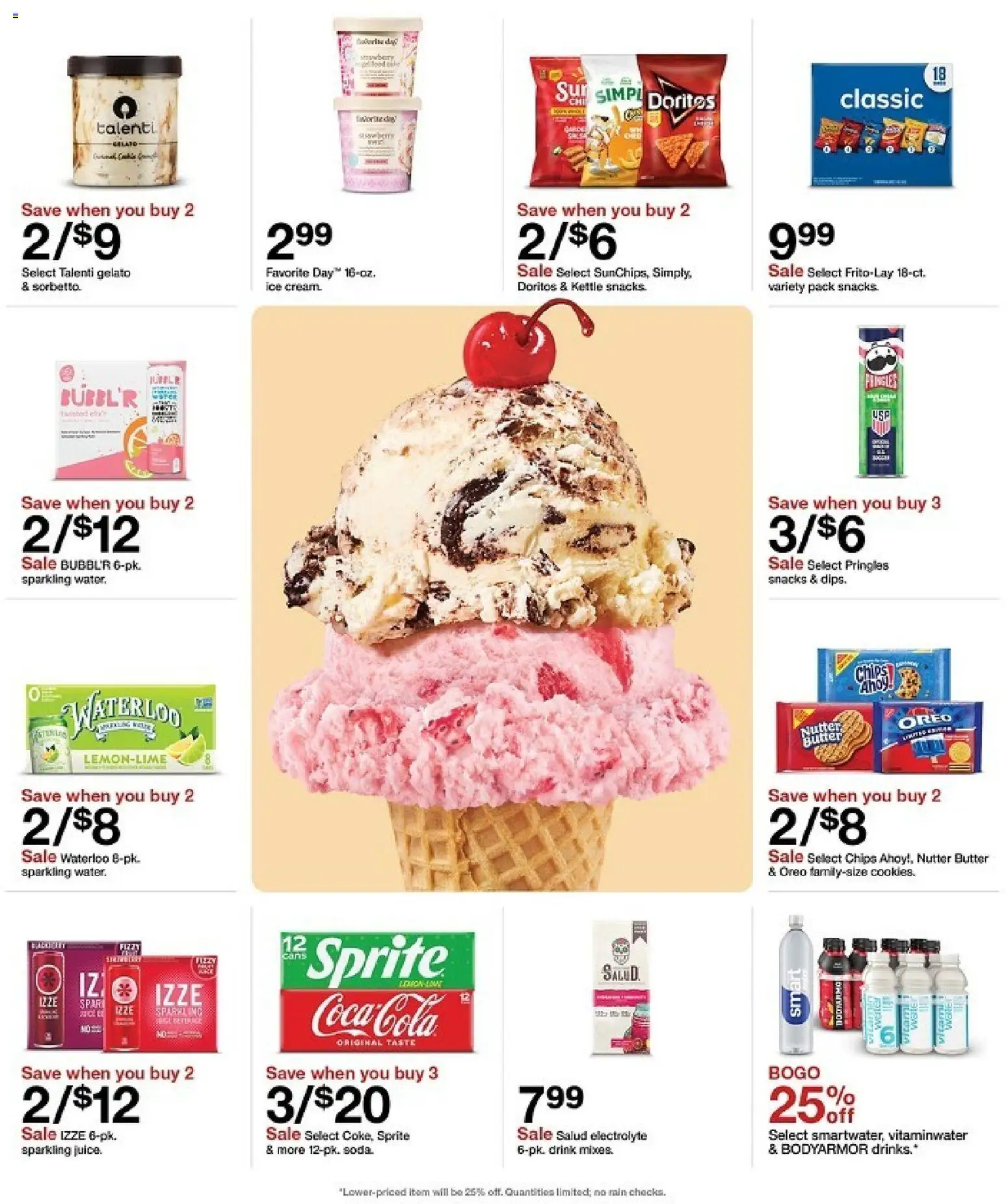 Target Weekly Ad - valid from 07.06.2026 | Page: 5 | Products: Butter, Chips, Ice cream, Kettle
