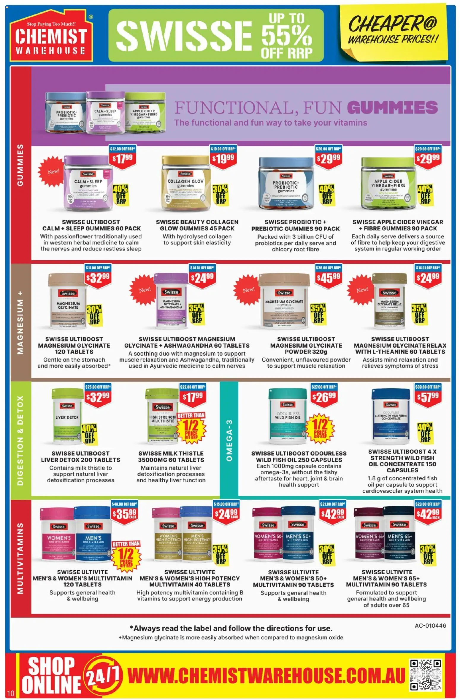 Chemist Warehouse catalogue - valid from 23.04.2026 | Page: 10 | Products: Powder, Oil, Salt, Fish oil