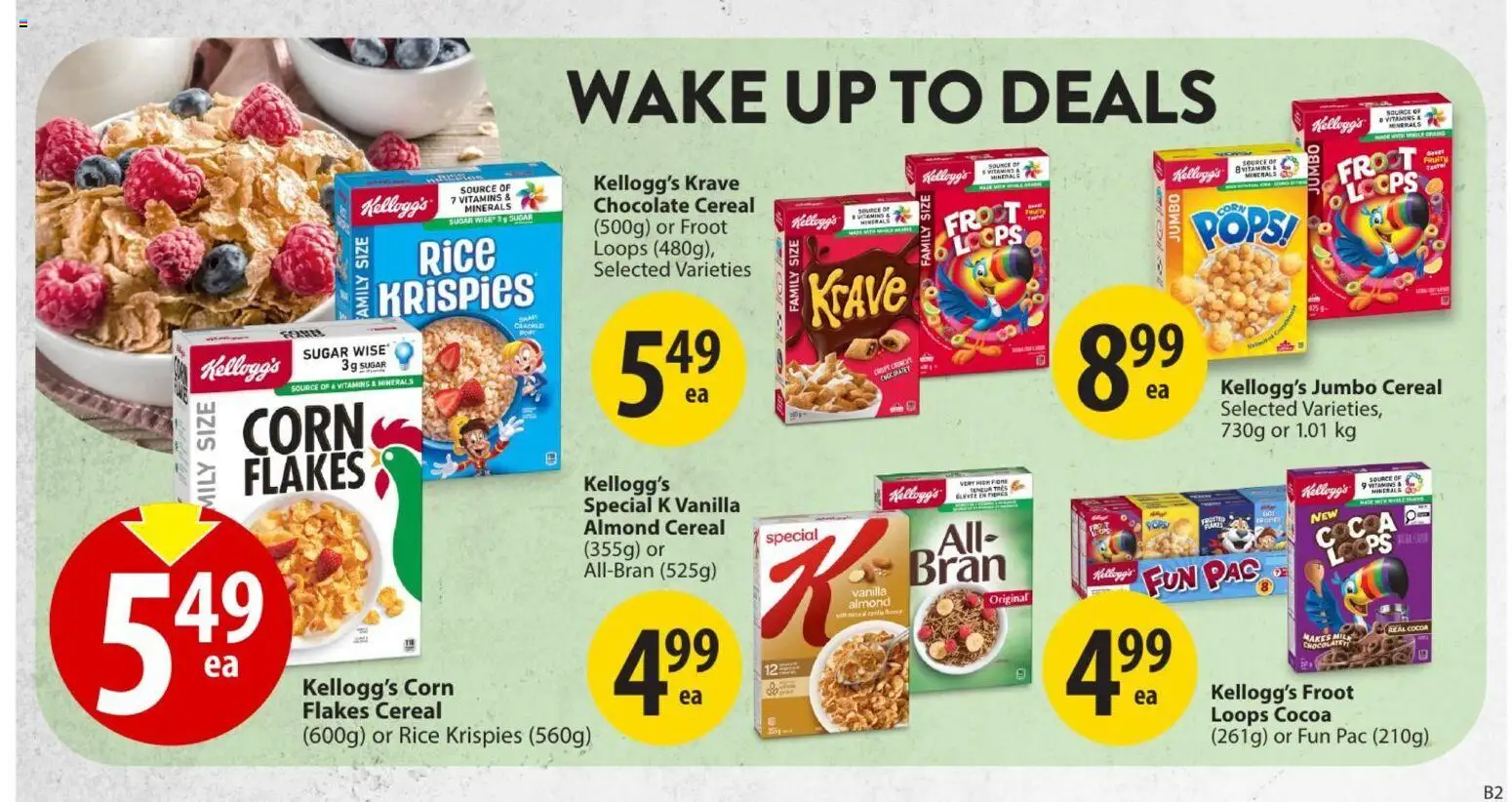 Save on foods flyer valid from Sep 3, 2026 | Page: 12 | Products: Sugar, Cocoa, Vanilla, Chocolate