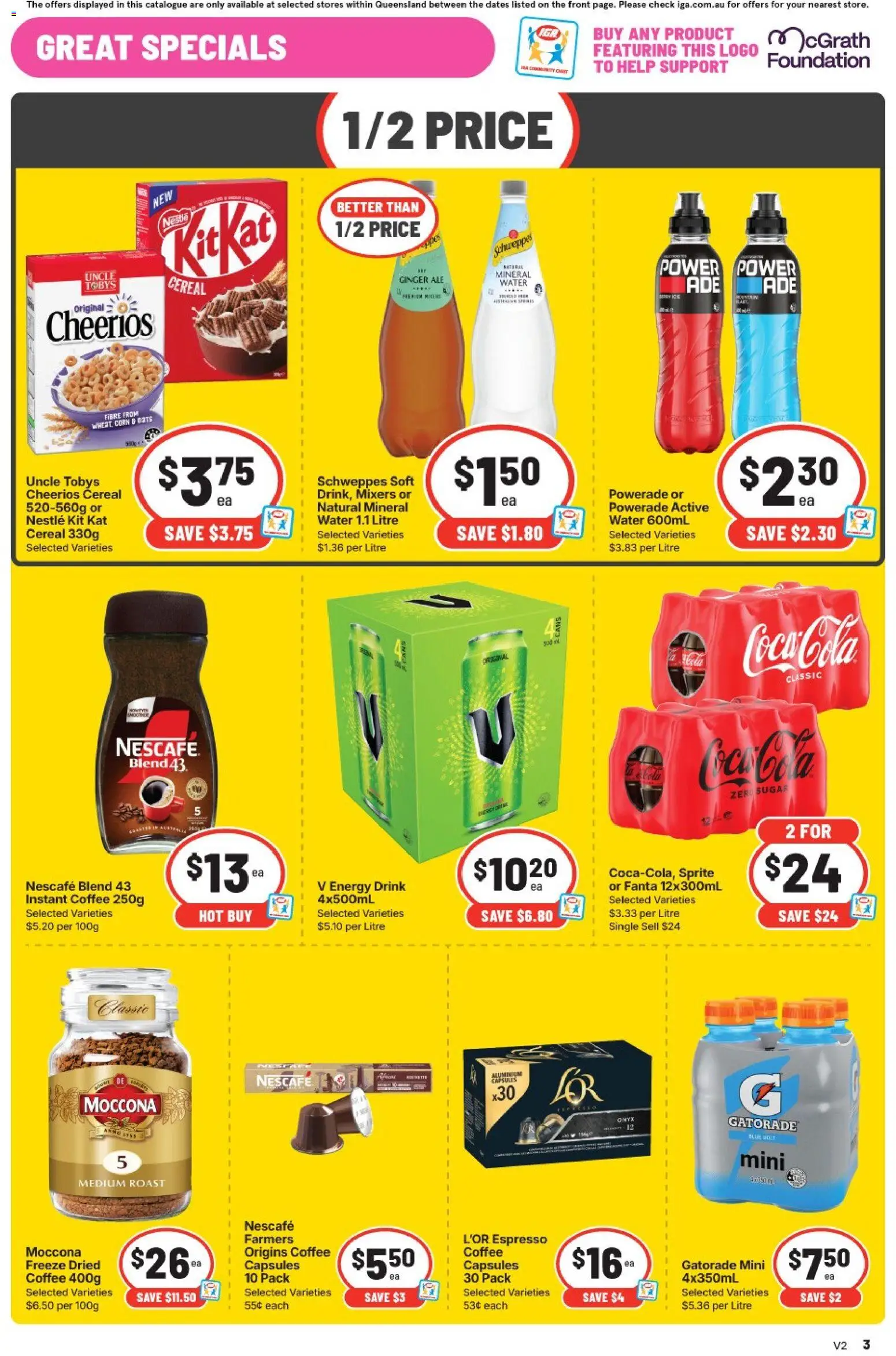 IGA catalogue - valid from 23/09/2026 | Page: 11 | Products: Coffee, Sugar, Moccona, Fanta