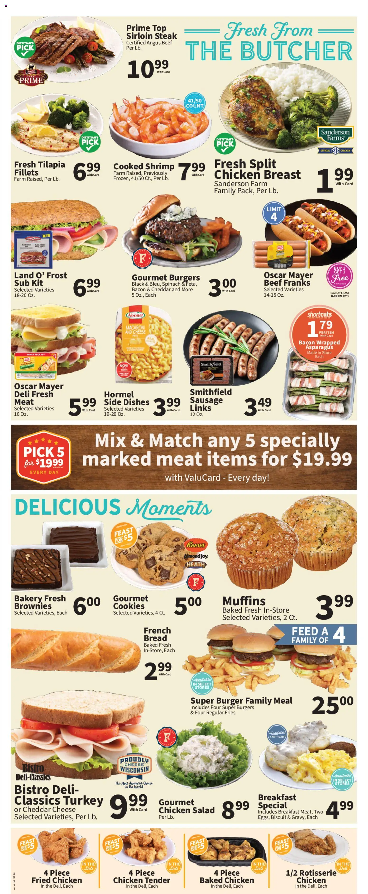 Food City Weekly Ad - valid from 27.05.2026 | Page: 4 | Products: Bakery, Cheese, Beef, Salad