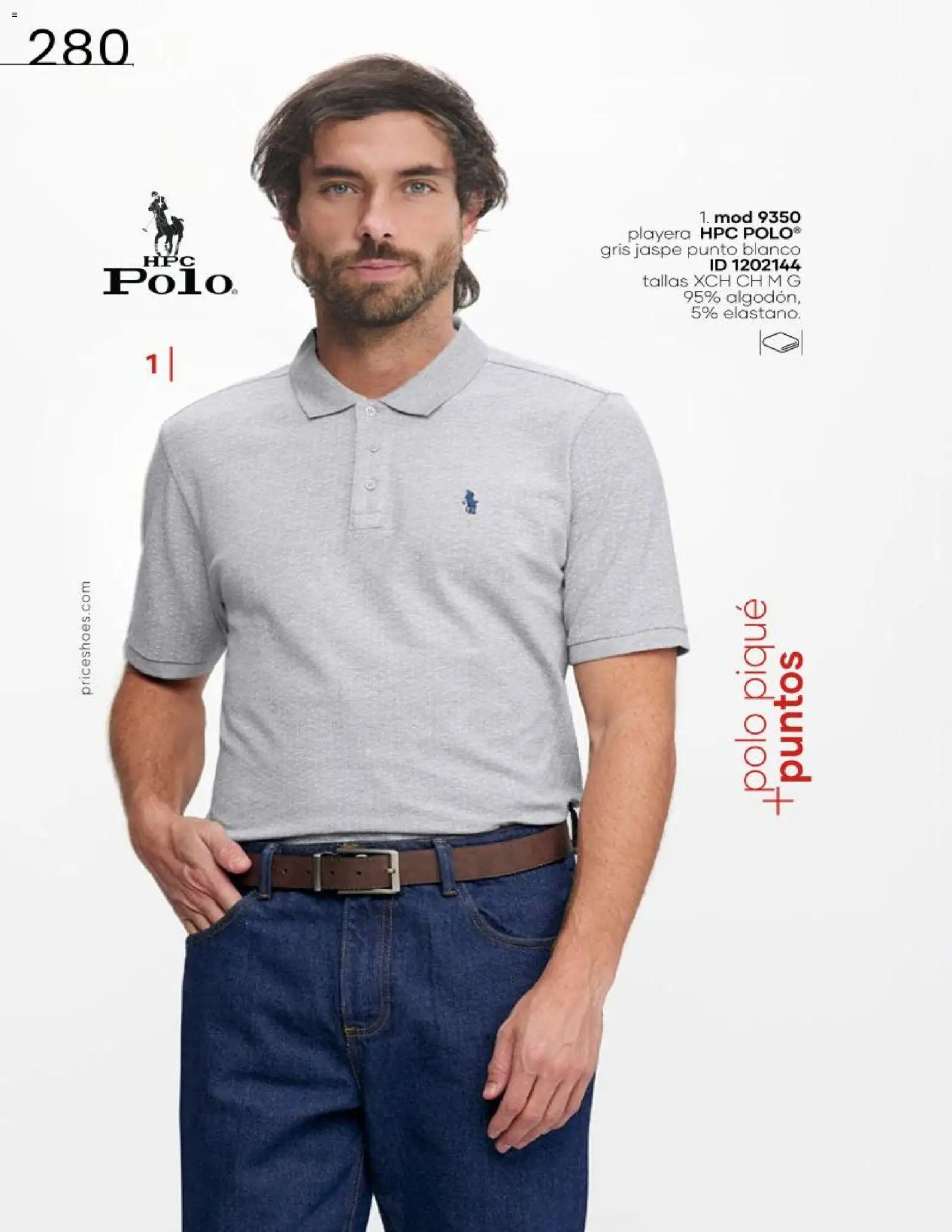 Nuevas ofertas de Price Shoes válidas en toda la República Mexicana desde el 16.06.2026. ¡Encuentra las mejores ofertas en Price Shoes catálogo Cierre de temporada! | Página: 280 | Productos: Playera