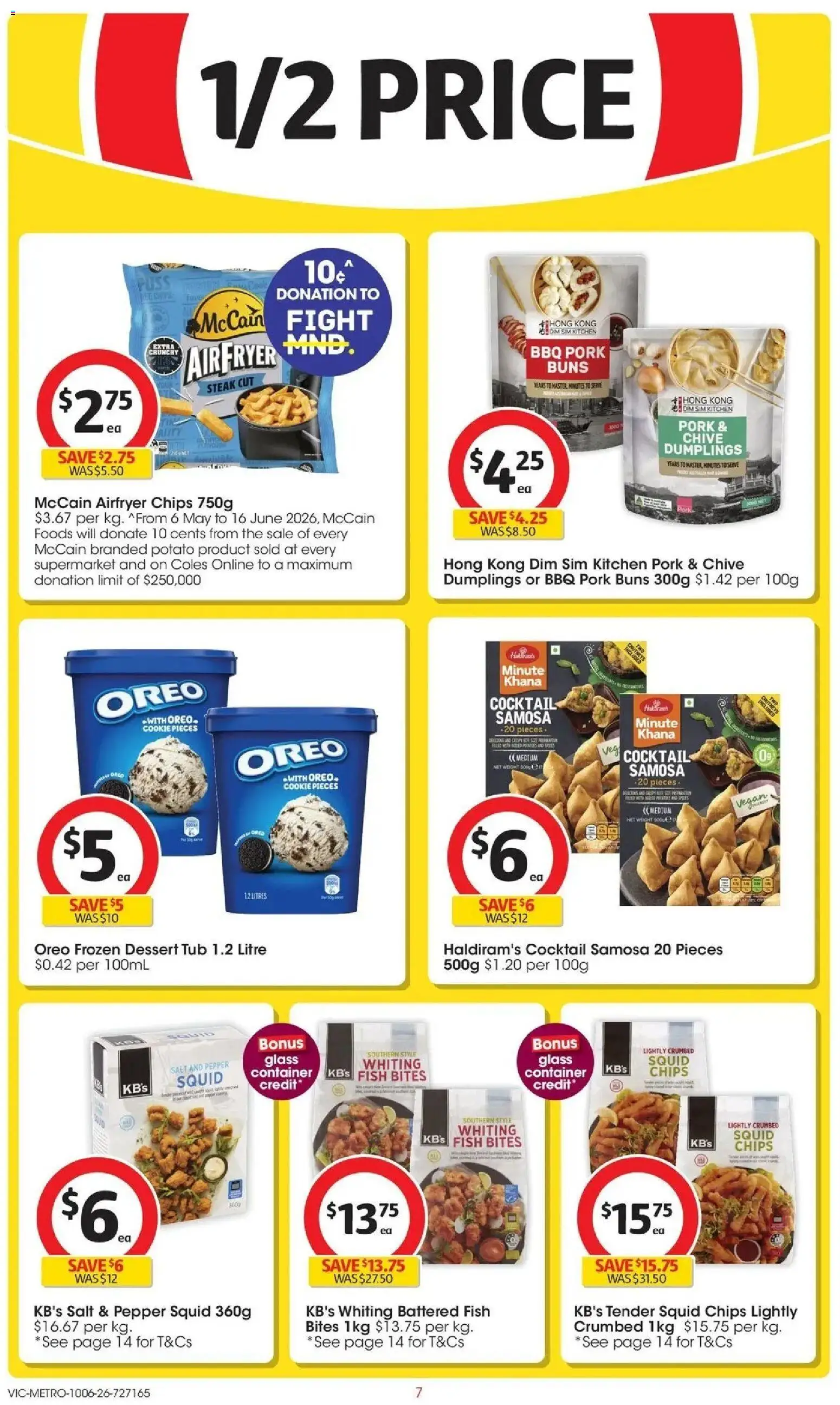Coles catalogue - valid from 10.06.2026 | Page: 7 | Products: Fish, Steak, Salt, Weight