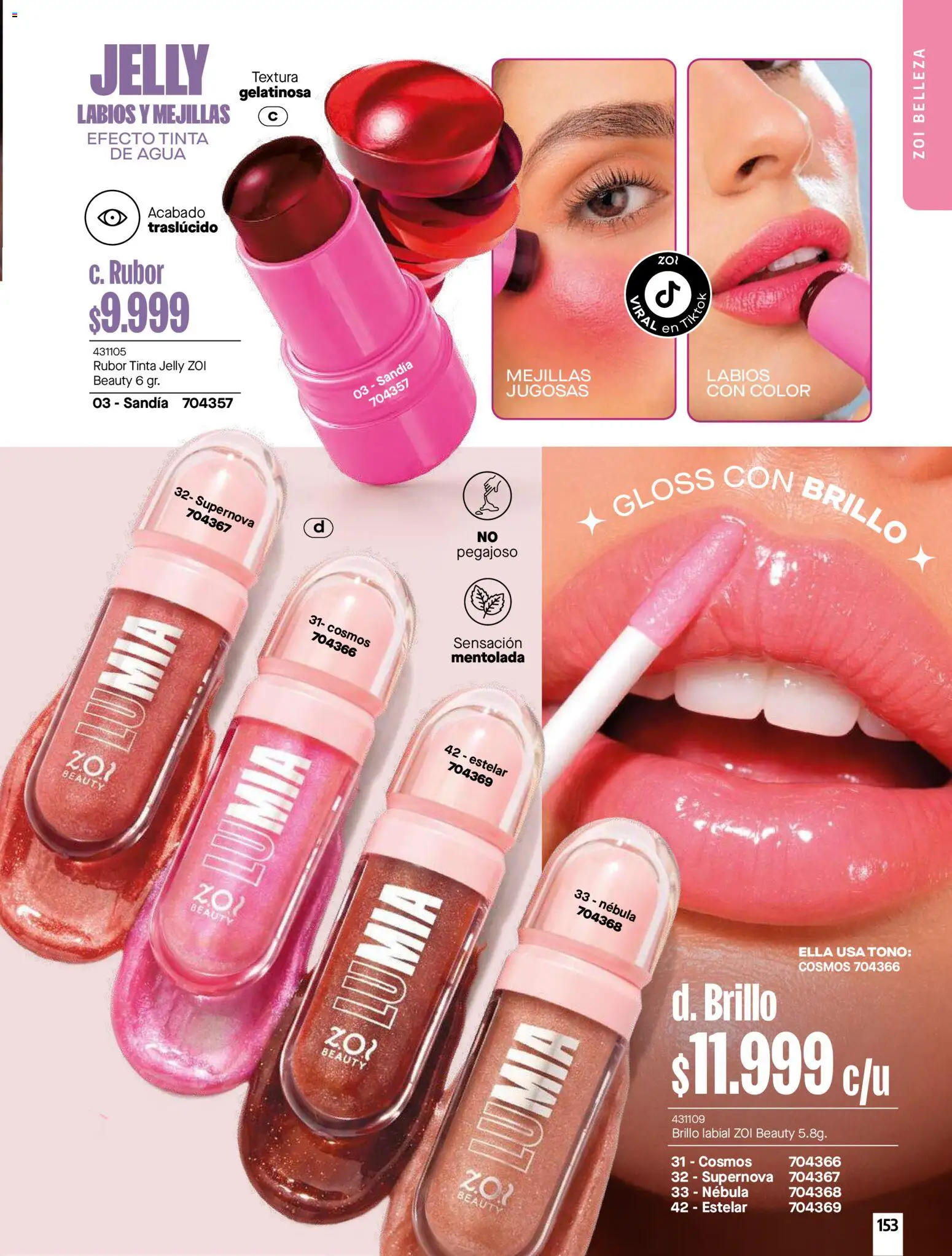 Carmel revista - valida desde el 01/10/2026 | Página: 153 | Productos: Agua, Sandía, Rubor, Brillo