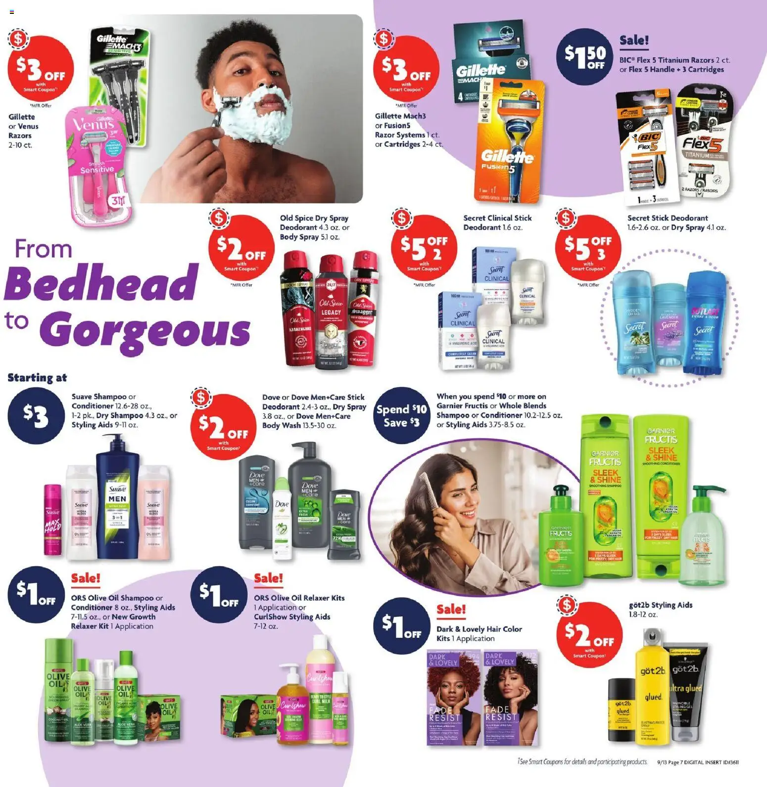 Family Dollar Current Ad - TX - valid from 09/13/2026 | Page: 10 | Products: Hair color, Deodorant, Aloe Vera, Body Wash