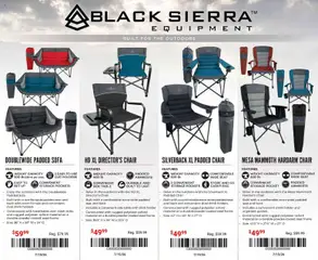 Preview of Dunham's Sports weekly ads valid from 04/16/2026 | Page: 4 | Products: Sofa, Table, Chair, Bag