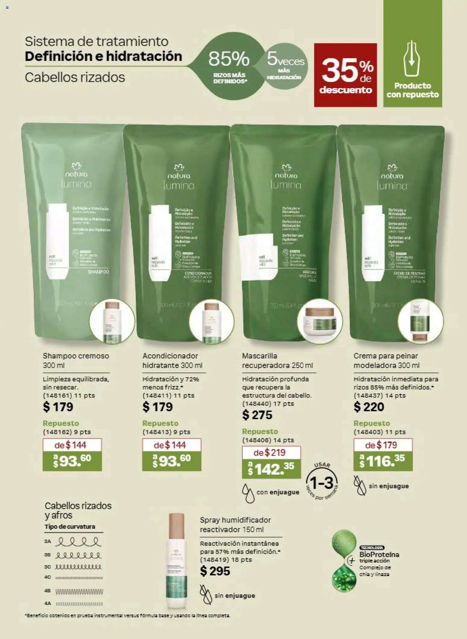 Nuevas ofertas de Natura válidas en toda la República Mexicana desde el 21/08/2026. ¡Encuentra las mejores ofertas en Natura campaña 13 2026! | Página: 126 | Productos: Crema, Shampoo, Humidificador, Acondicionador