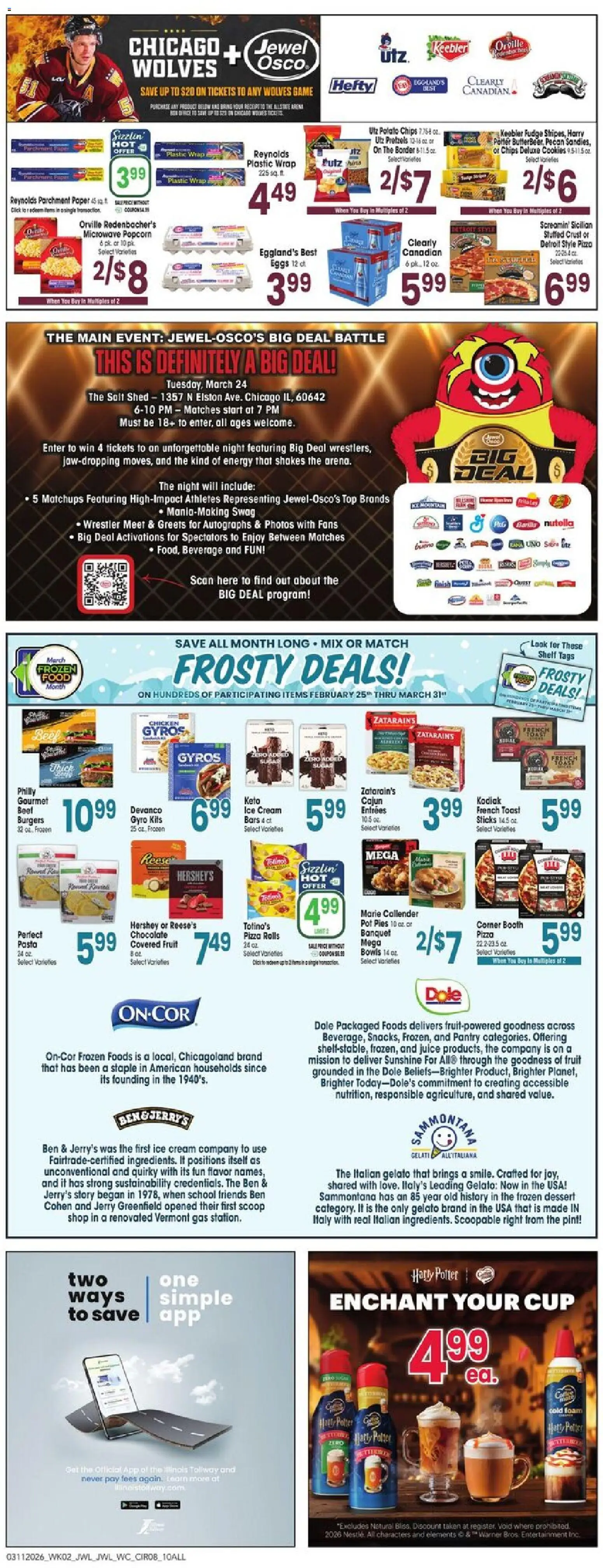 Jewel Osco Weekly Ad - valid from 03/11/2026 | Page: 8 | Products: Staple, Eggs, Cream, Cookies