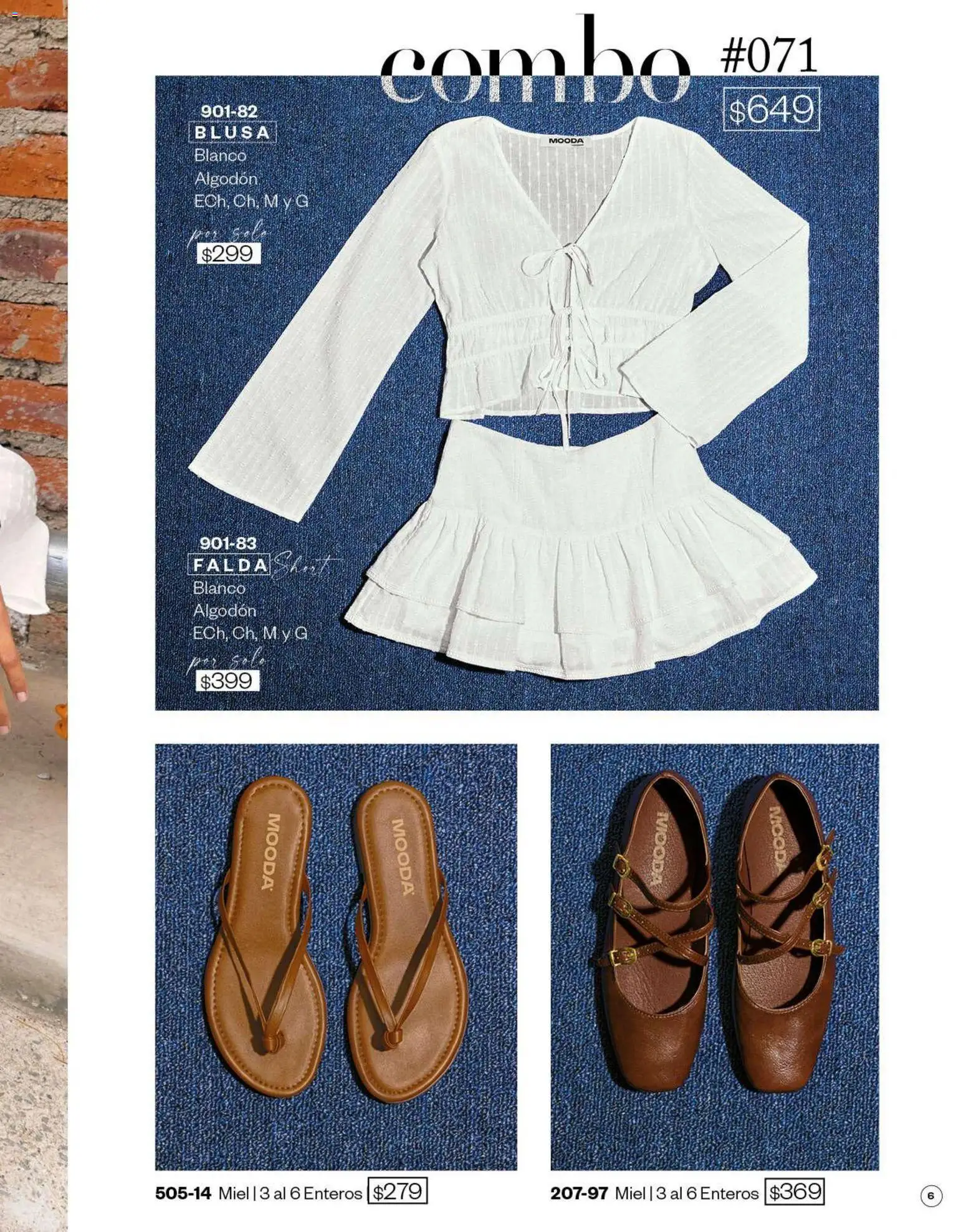 Nuevas ofertas de Cklass válidas en toda la República Mexicana desde el 05.03.2026. ¡Encuentra las mejores ofertas en Cklass catálogo Verano Mooda! | Página: 7 | Productos: Blusa, Algodón