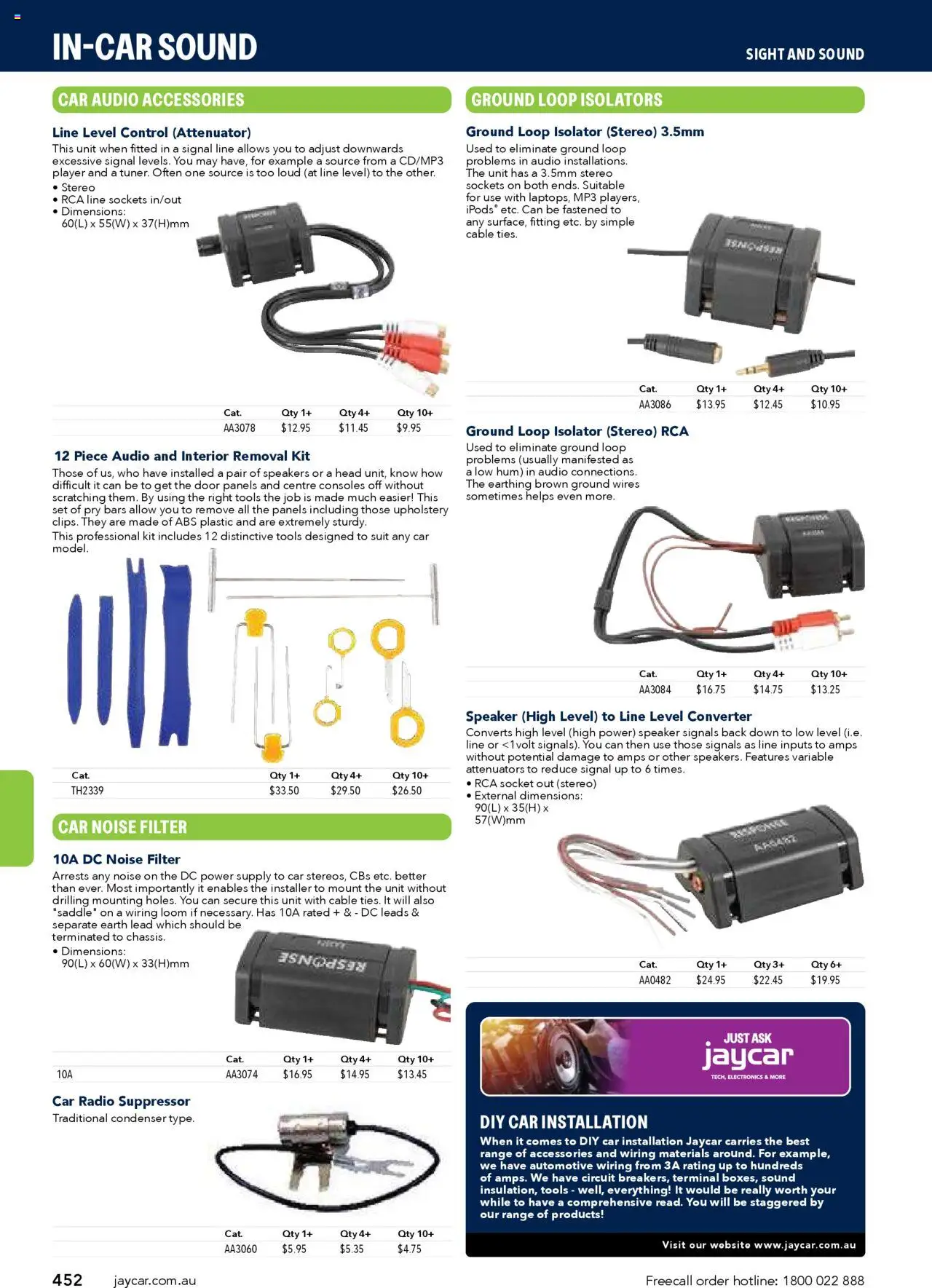 Jaycar catalogue - valid from 09/07/2025 | Page: 452 | Products: Door, Mp3, Cable, Speaker