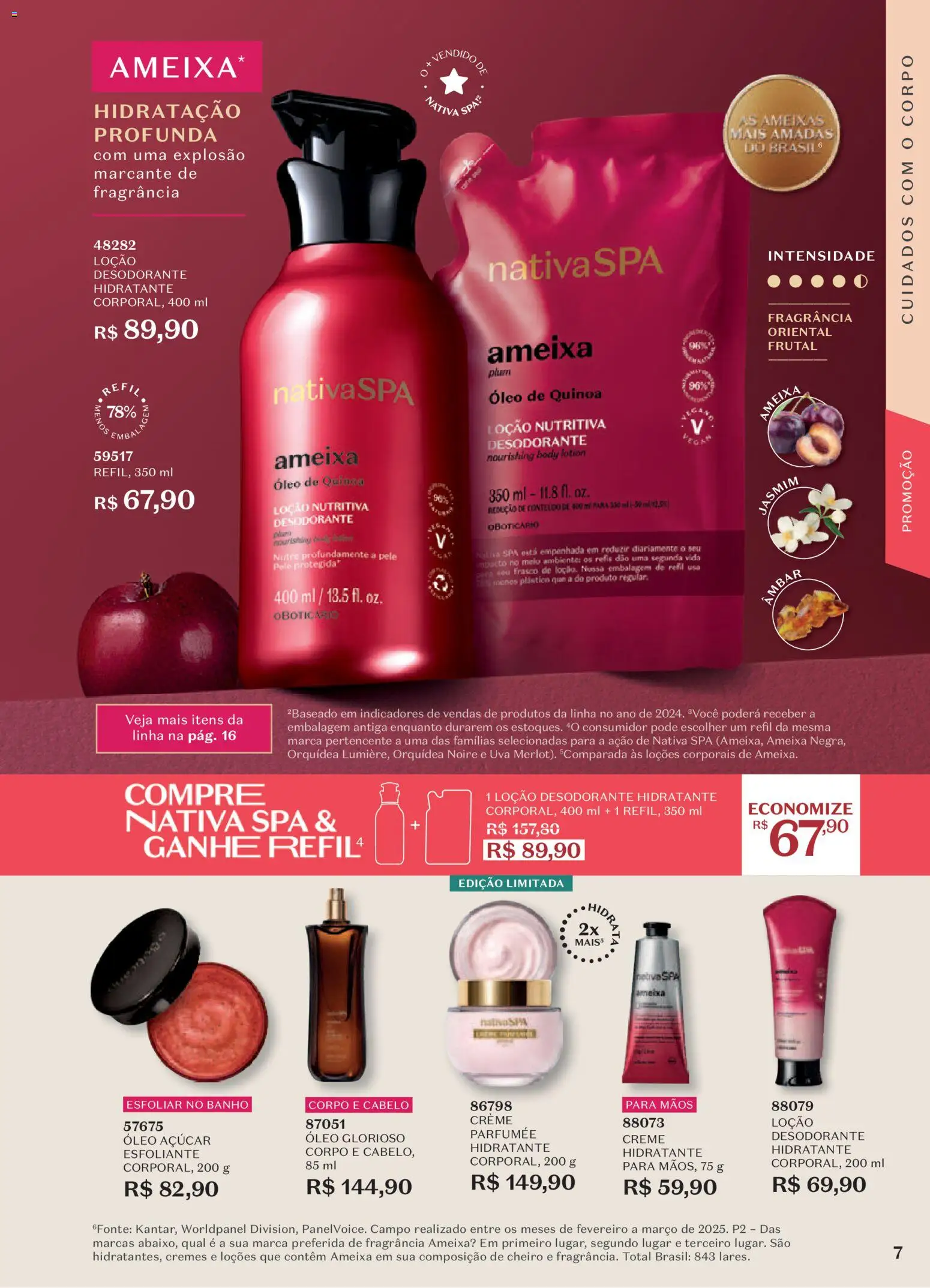 O Boticário Folheto - válido de 29/06/2026 | Página: 11 | Produtos: Quinoa, Óleo, Body, Ameixa