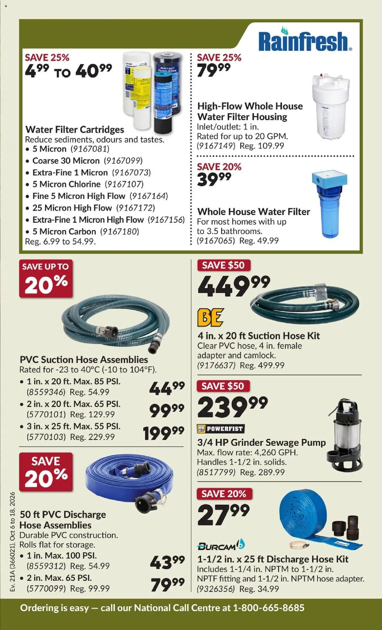Princess Auto flyer valid from Oct 6, 2026 | Page: 18 | Products: Water, Adapter, Grinder