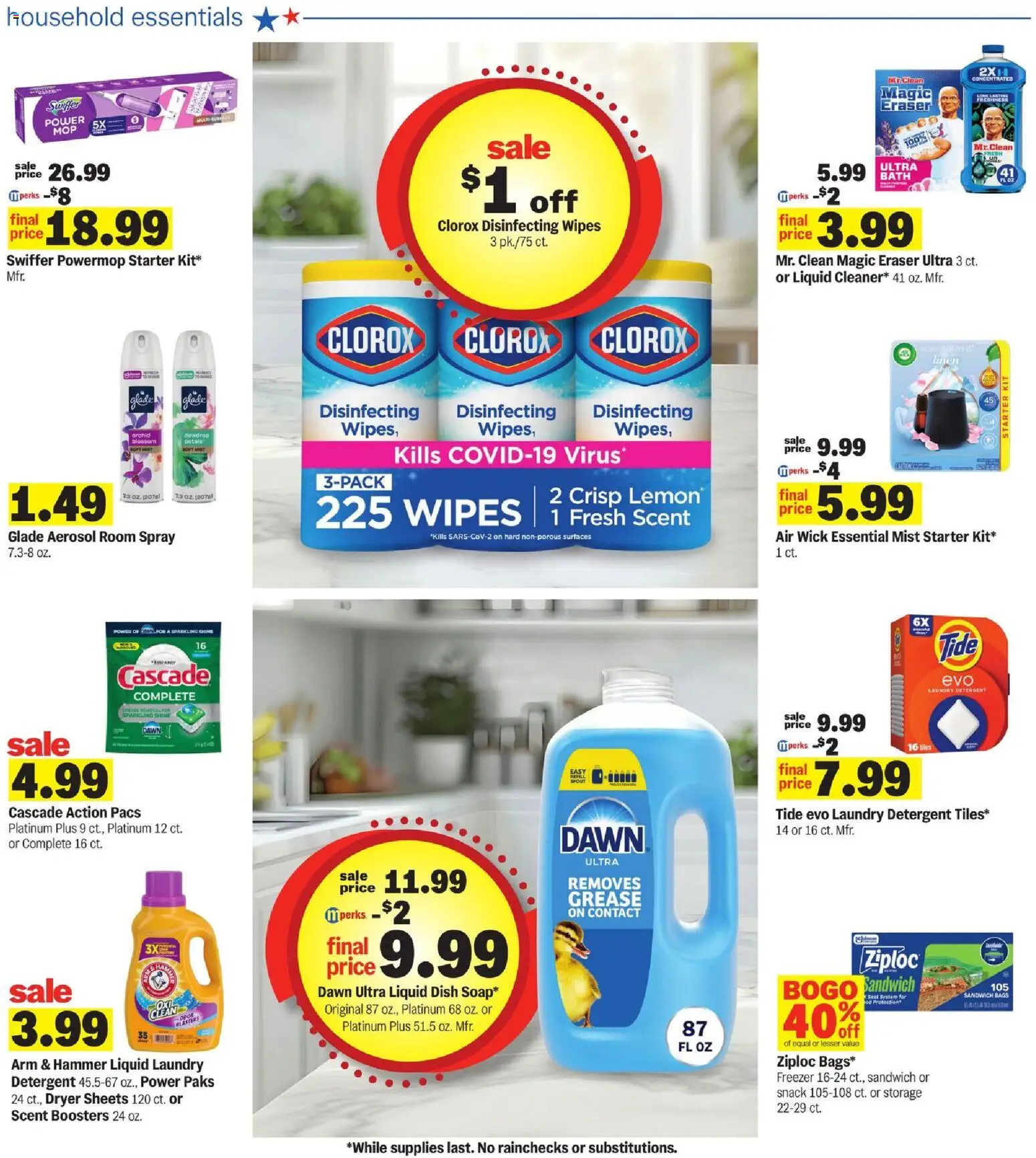 Meijer Weekly Ad - valid from 07/15/2026 | Page: 25 | Products: Laundry detergent, Hammer, Starter, Freezer