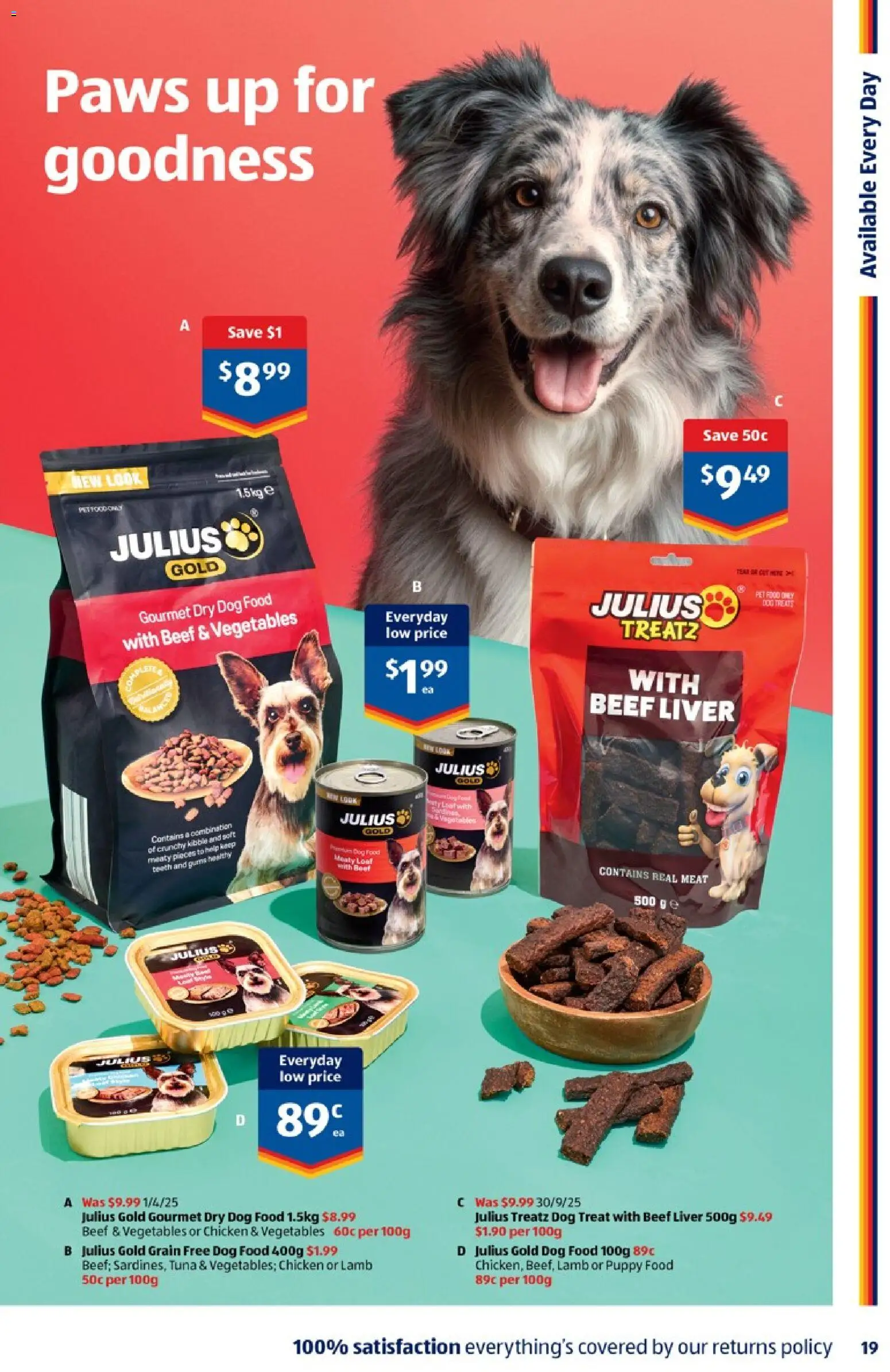 Aldi catalogue - valid from 15.04.2026 | Page: 19 | Products: Lamb, Meat, Dog food, Tuna