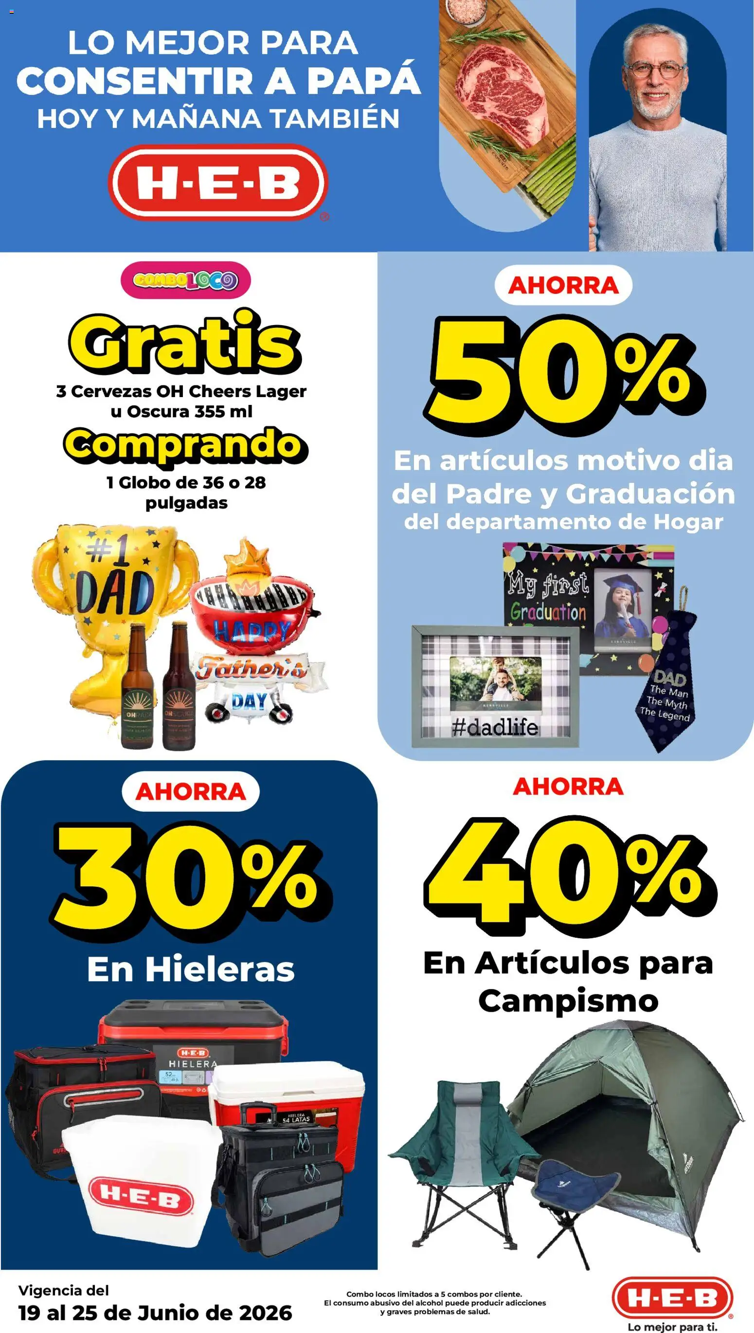Nuevas ofertas de H-E-B válidas en toda la República Mexicana desde el 19.06.2026. ¡Encuentra las mejores ofertas en H-E-B folleto! | Página: 10