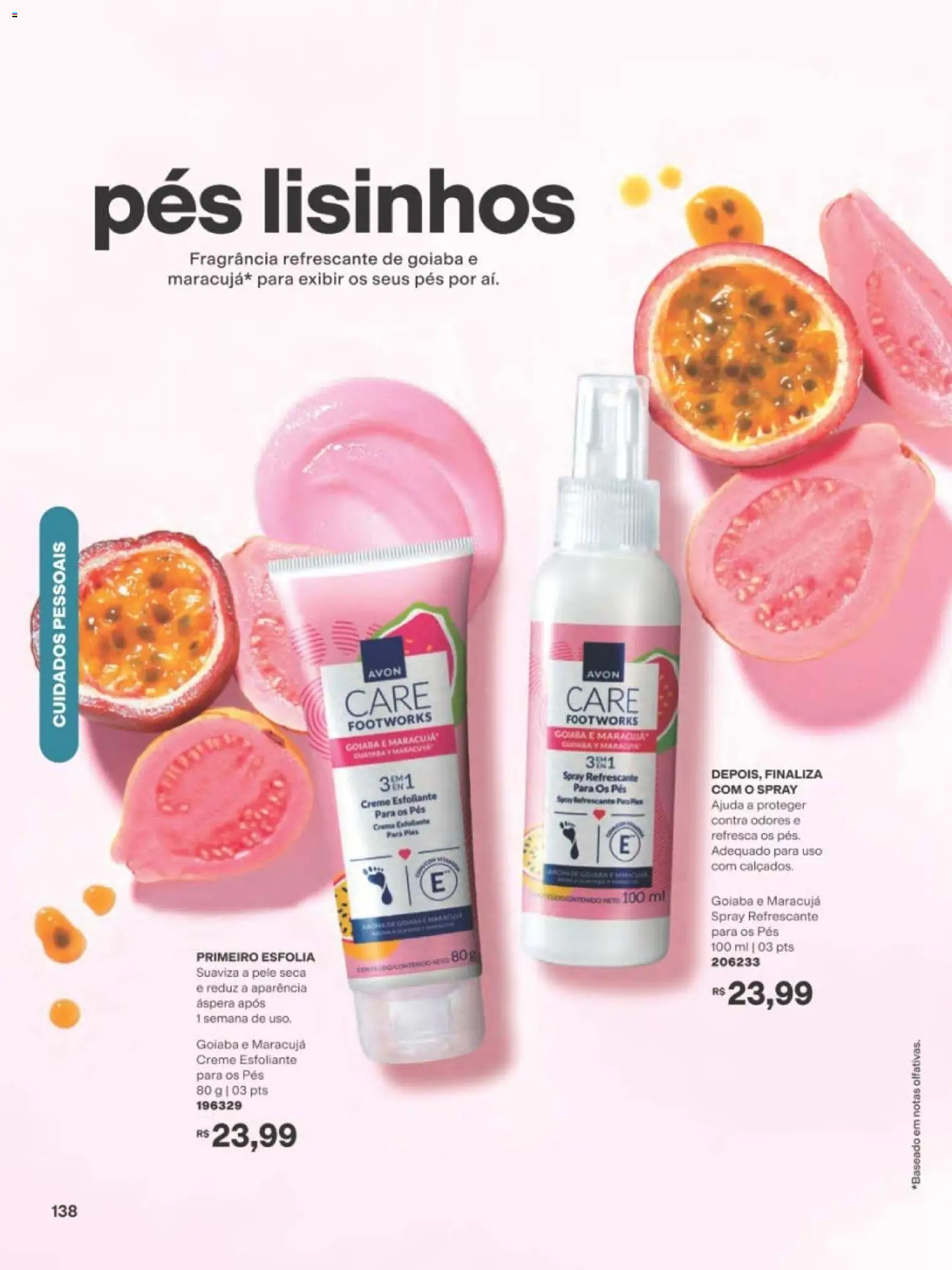 Avon Folheto - válido de 29/06/2026 | Página: 138 | Produtos: Goiaba, Maracujá, Fragrância, Creme