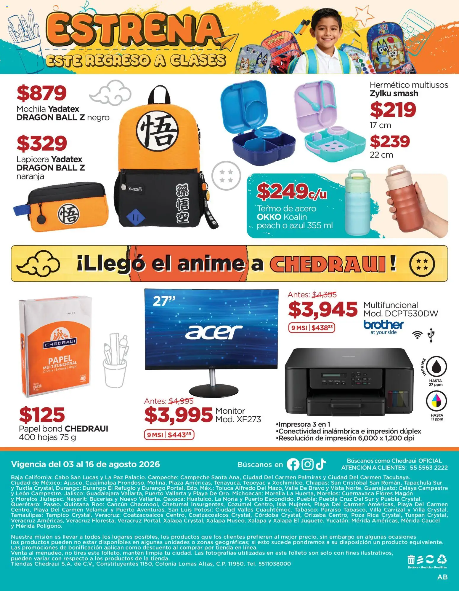 Nuevas ofertas de Chedraui válidas en toda la República Mexicana desde el 03/08/2026. ¡Encuentra las mejores ofertas en Chedraui folleto! | Página: 16