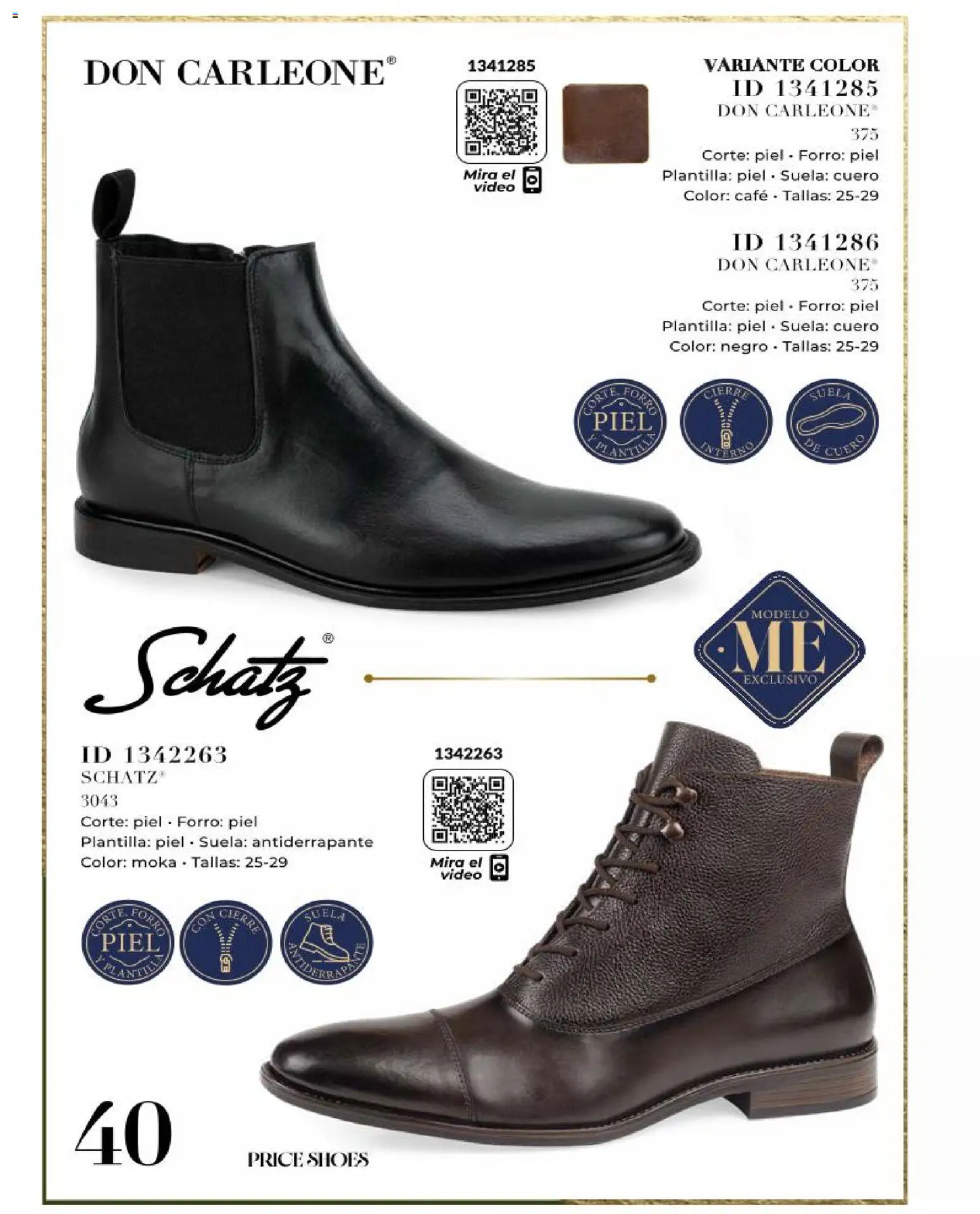 Nuevas ofertas de Price Shoes válidas en toda la República Mexicana desde el 25/06/2026. ¡Encuentra las mejores ofertas en Price Shoes catálogo Caballeros Mini! | Página: 40