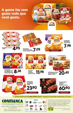 Confiança ofertas Aurora - Pré-Visualização do folheto da loja Confiança, válido de 01.05.2026 | Página: 2 | Produtos: Forno, Presunto, Pizza, Cheddar