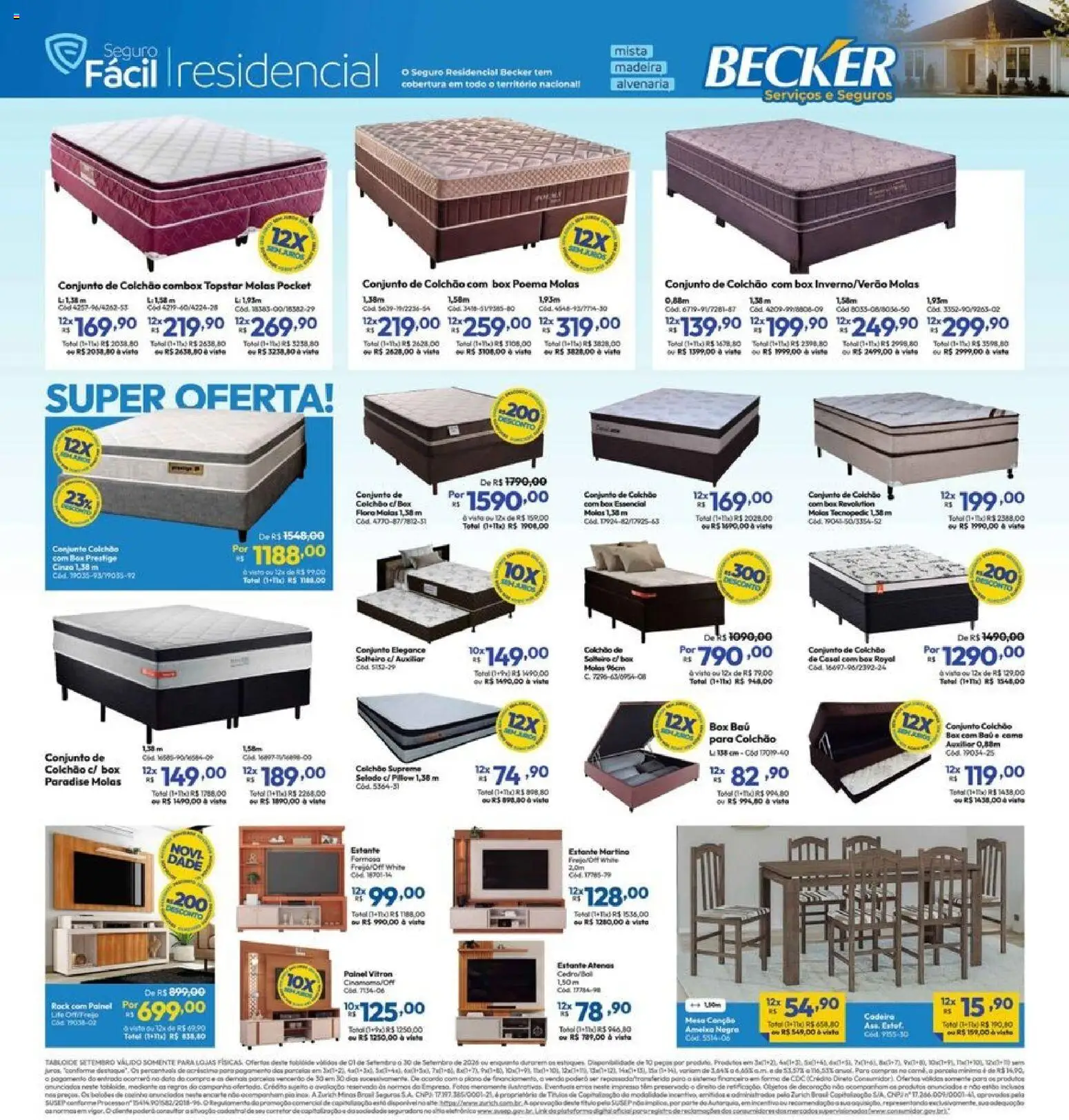 Lojas Becker Folheto - válido de 01/09/2026 | Página: 10 | Produtos: Decoração, Estante, Pia, Ameixa