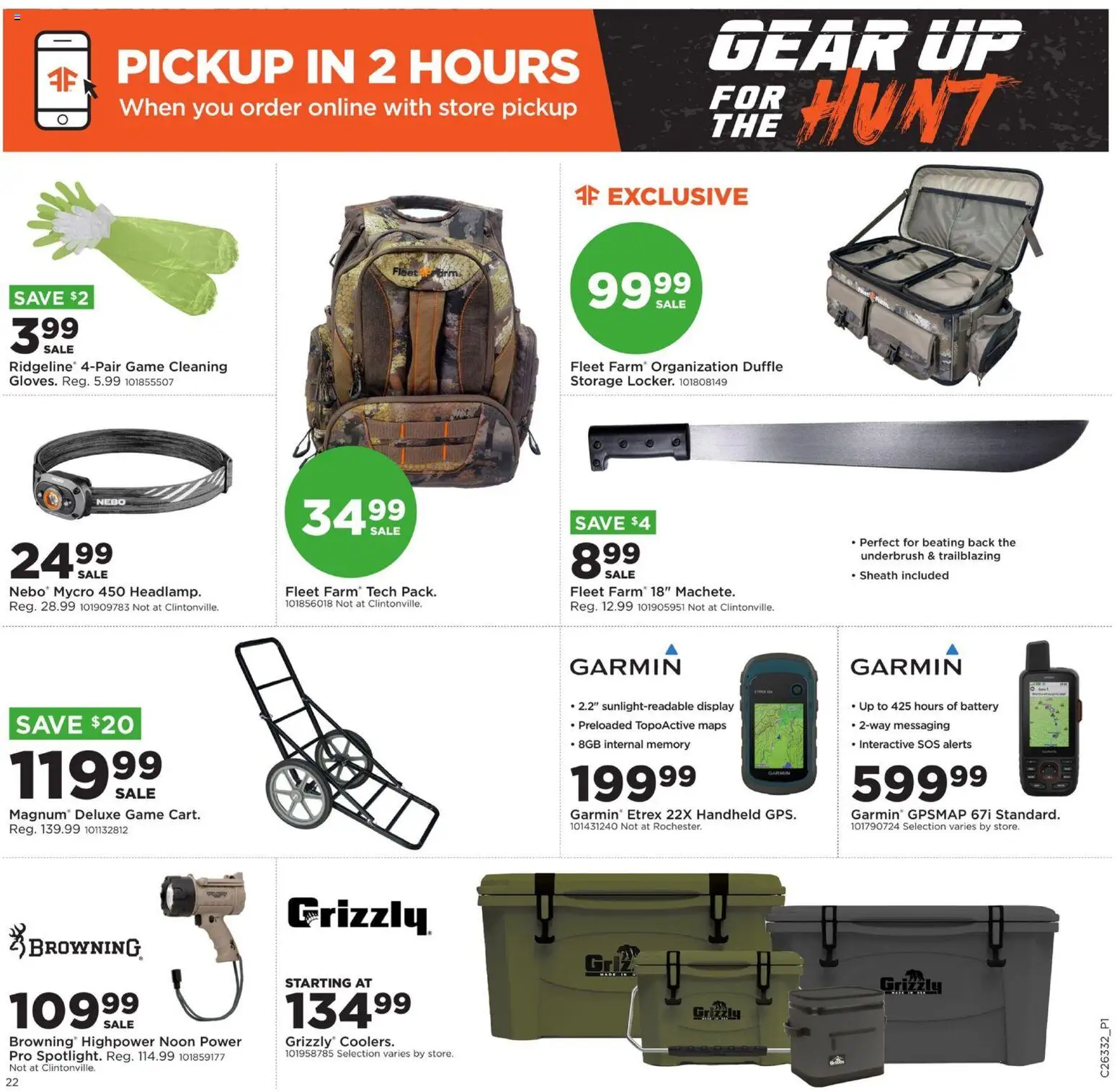 Mills Fleet Farm Ad - valid from 08/10/2026 | Page: 22 | Products: Battery, Game, Magnum