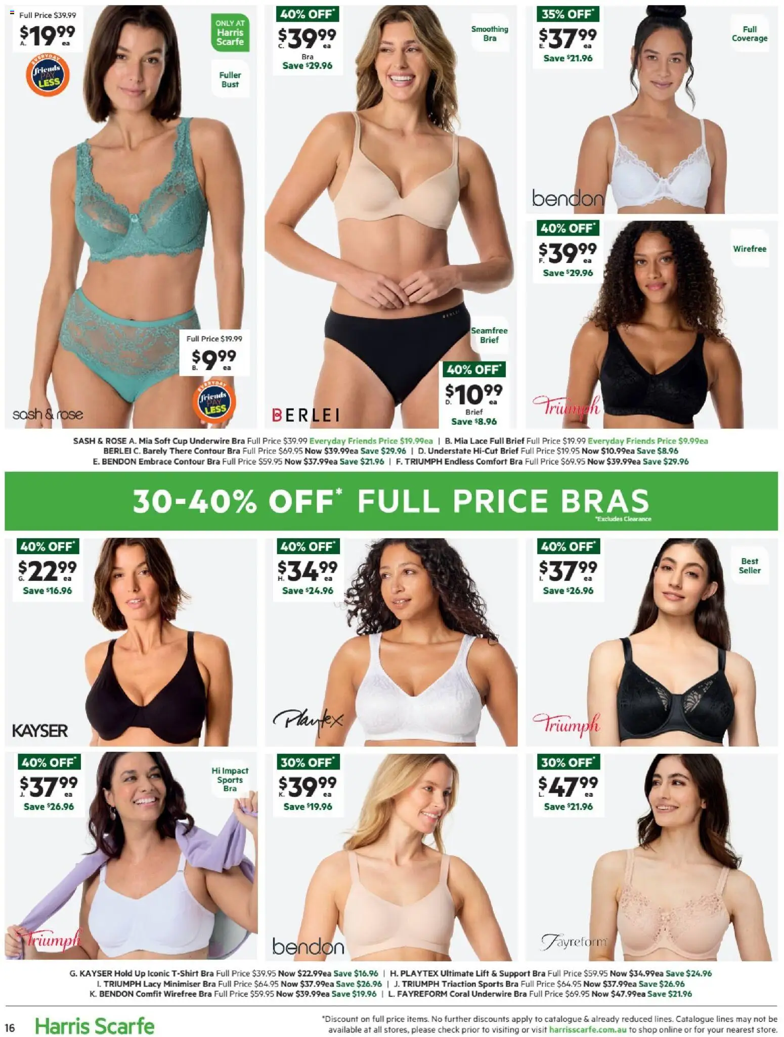 Harris Scarfe catalogue - valid from 07.04.2026 | Page: 16 | Products: Bra, Contour