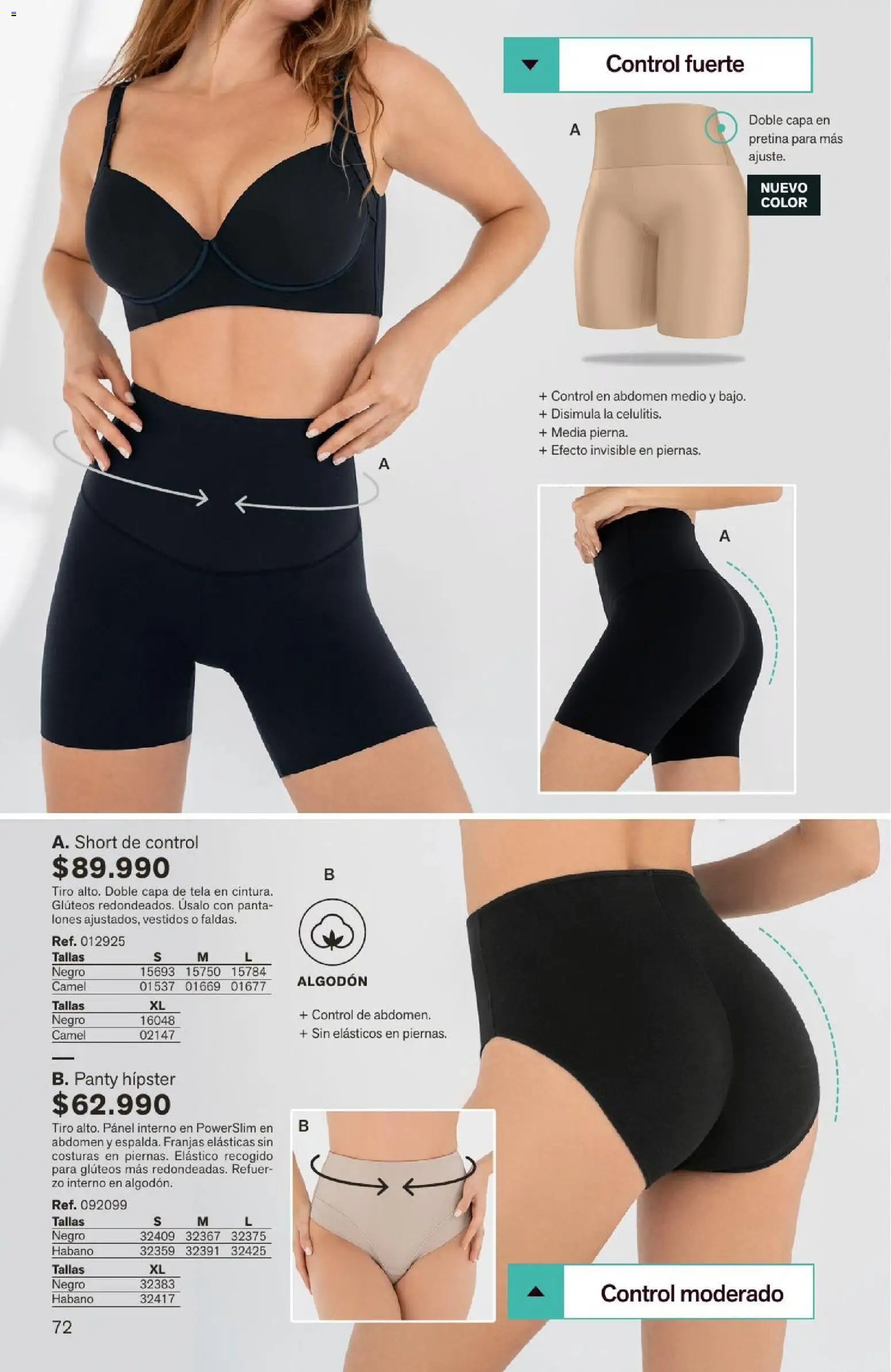 Leonisa revista - valida desde el 04/08/2026 | Página: 72 | Productos: Algodón, Short