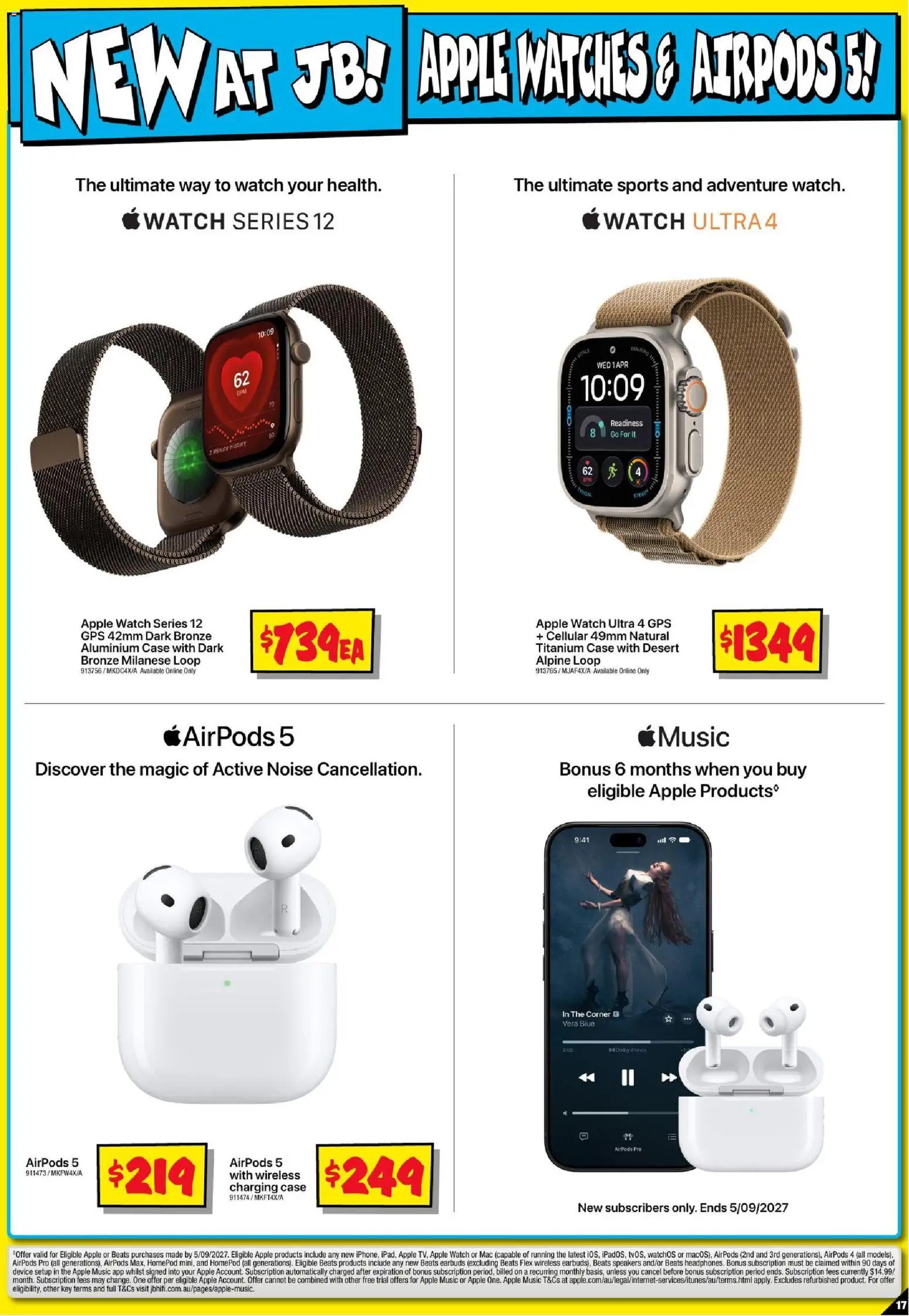 JB Hi-Fi catalogue - valid from 24/09/2026 | Page: 17 | Products: Watches, Device, Watch, Case