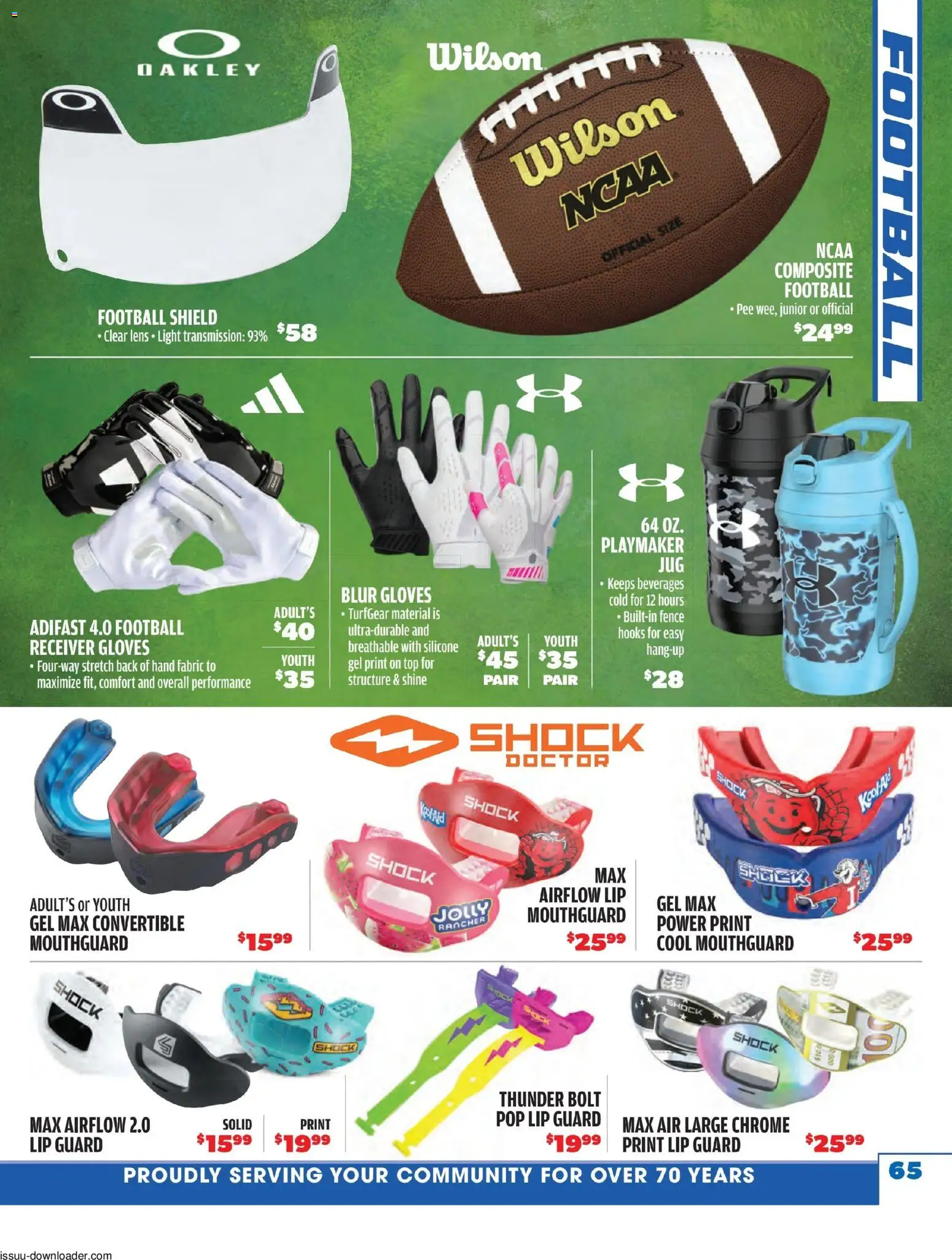 Big 5 Sporting Goods Summer Catalog - valid from 05/26/2026 | Page: 65 | Products: Beverages, Gloves, Shock, Receiver