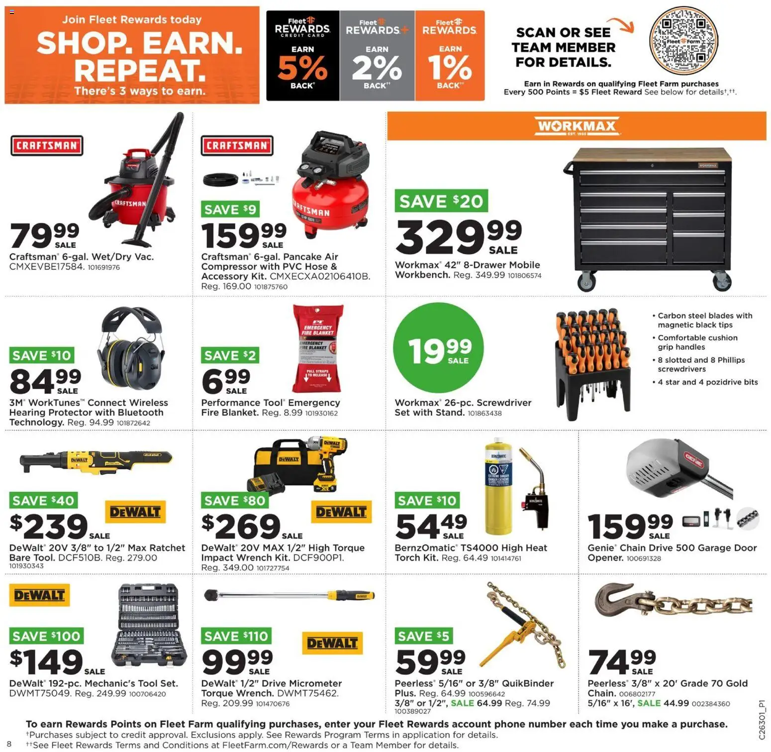 Mills Fleet Farm Weekly Ad - valid from 07/20/2026 | Page: 10 | Products: Blanket, Wrench, Cushion, Phone