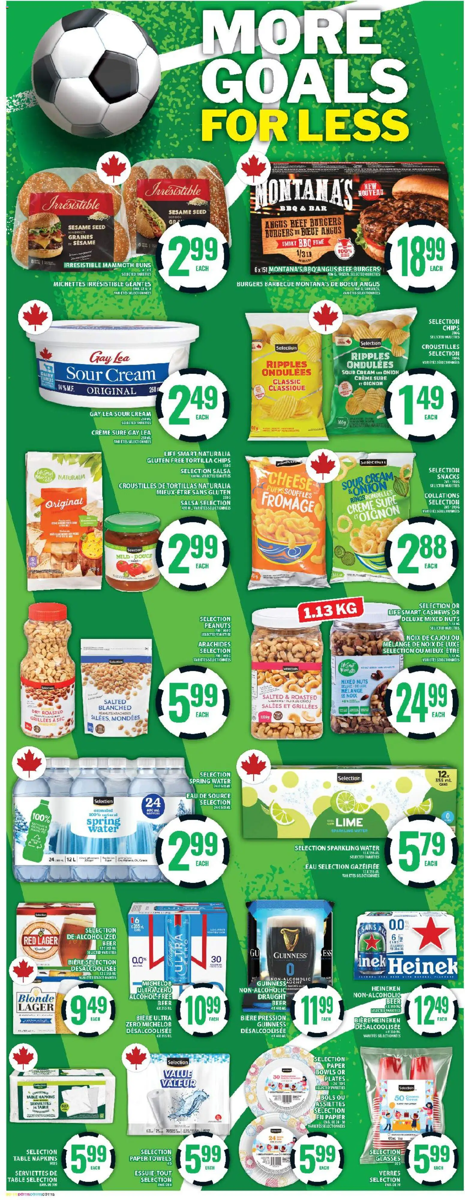 Food Basics flyer valid from 11.06.2026 | Page: 16 | Products: Sour cream, Chips, Cream, Glasses