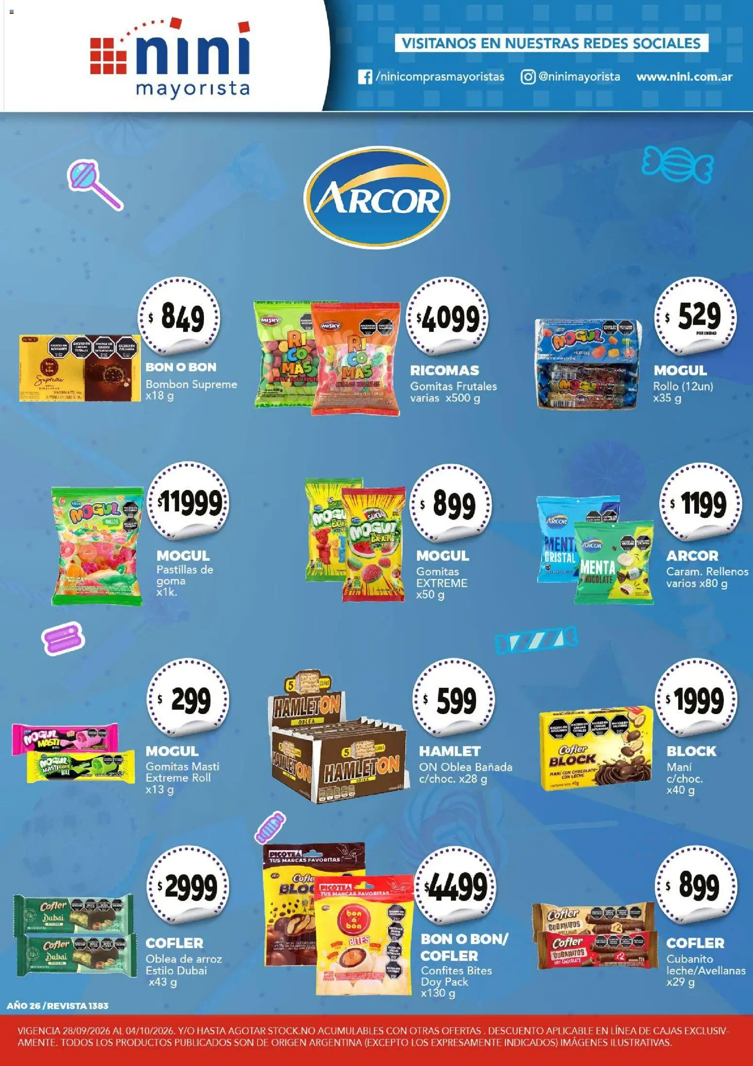Revista de ofertas NINI Mayorista - Página 35 - Ofertas válidas hasta el 1 de noviembre de 2026