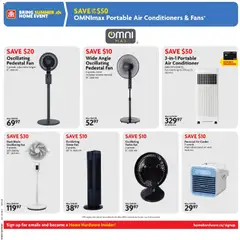 Preview of Home Hardware weekly flyer / circulaire from shop Home Hardware valid from Jul 2, 2026 | Page: 18 | Products: Fan, Conditioner
