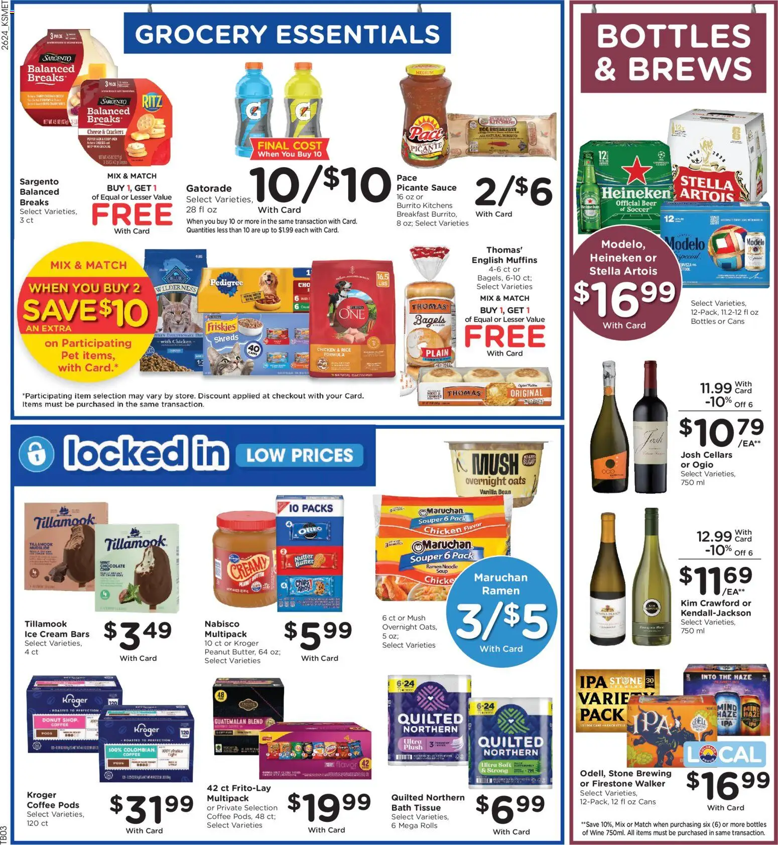 King Soopers Weekly Ad - valid from 07/15/2026 | Page: 9 | Products: Butter, Coffee, Beer, Cream