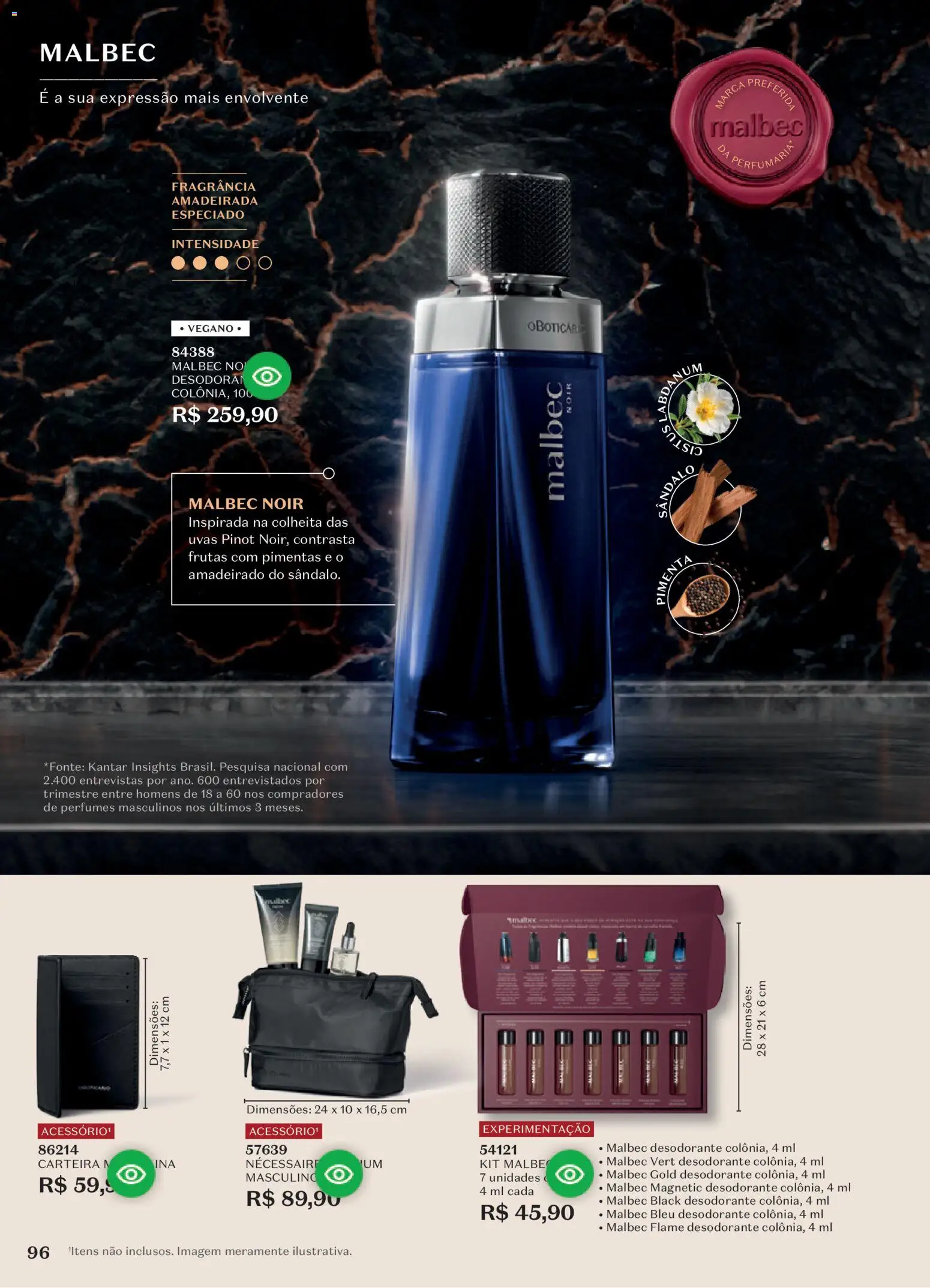 O Boticário Folheto - válido de 10/08/2026 | Página: 100 | Produtos: Desodorante, Uvas, Perfumes, Perfumes masculinos