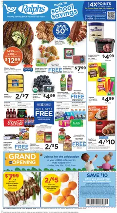 Preview of Ralphs weekly ads valid from 07/29/2026