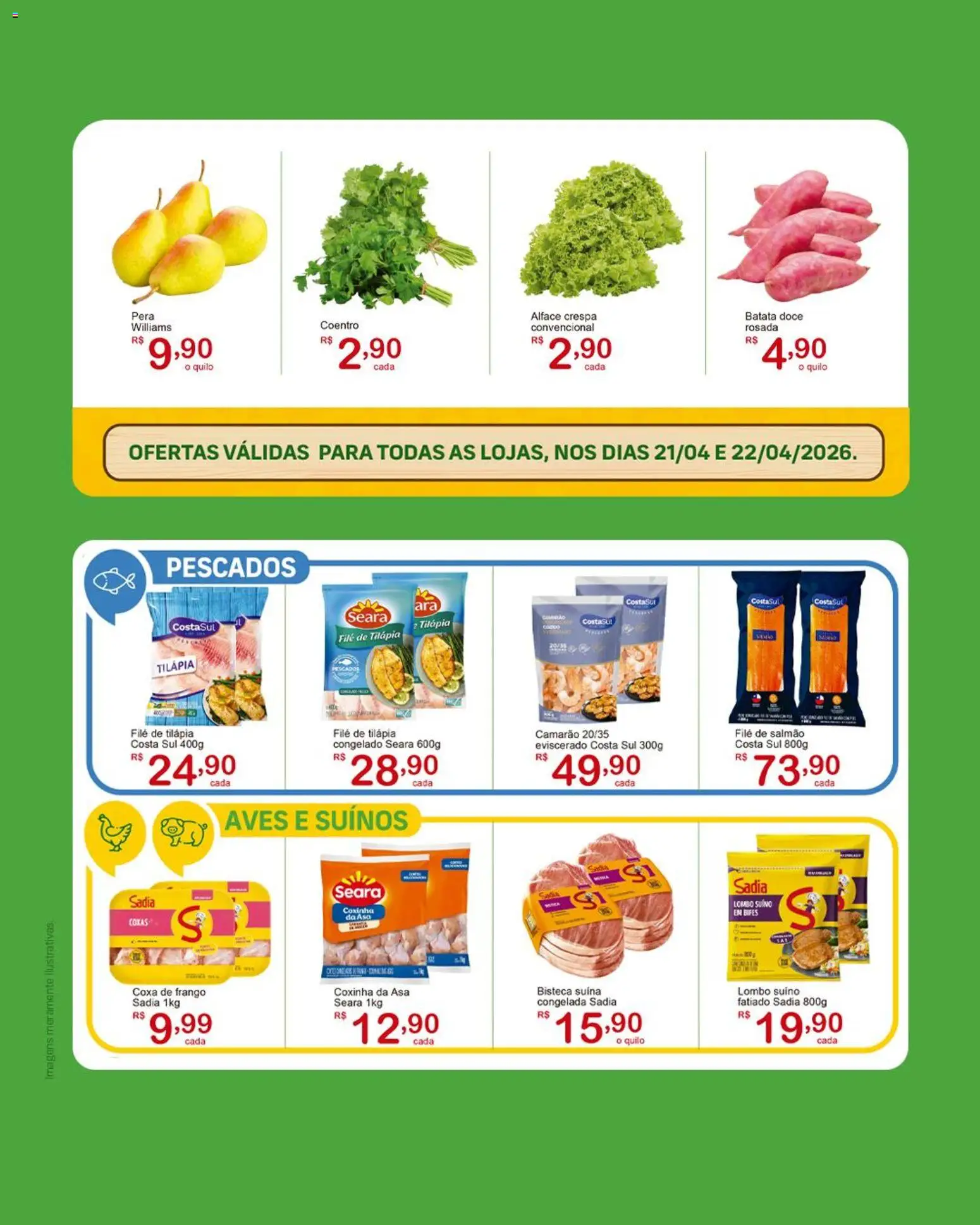 GIGA Atacado Folheto - válido de 21.04.2026 | Página: 2 | Produtos: Camarão, Tilápia, Batata, Frango