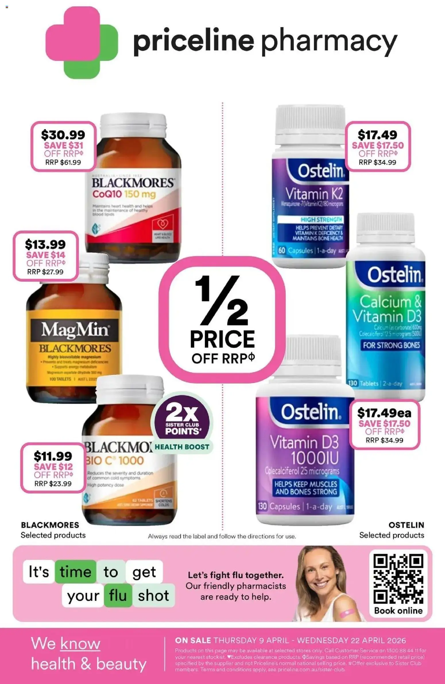 Priceline Pharmacy catalogue - valid from 08.04.2026 | Page: 32 | Products: Tablets, Vitamin