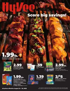 Preview of HyVee weekly ads valid from 08/24/2026