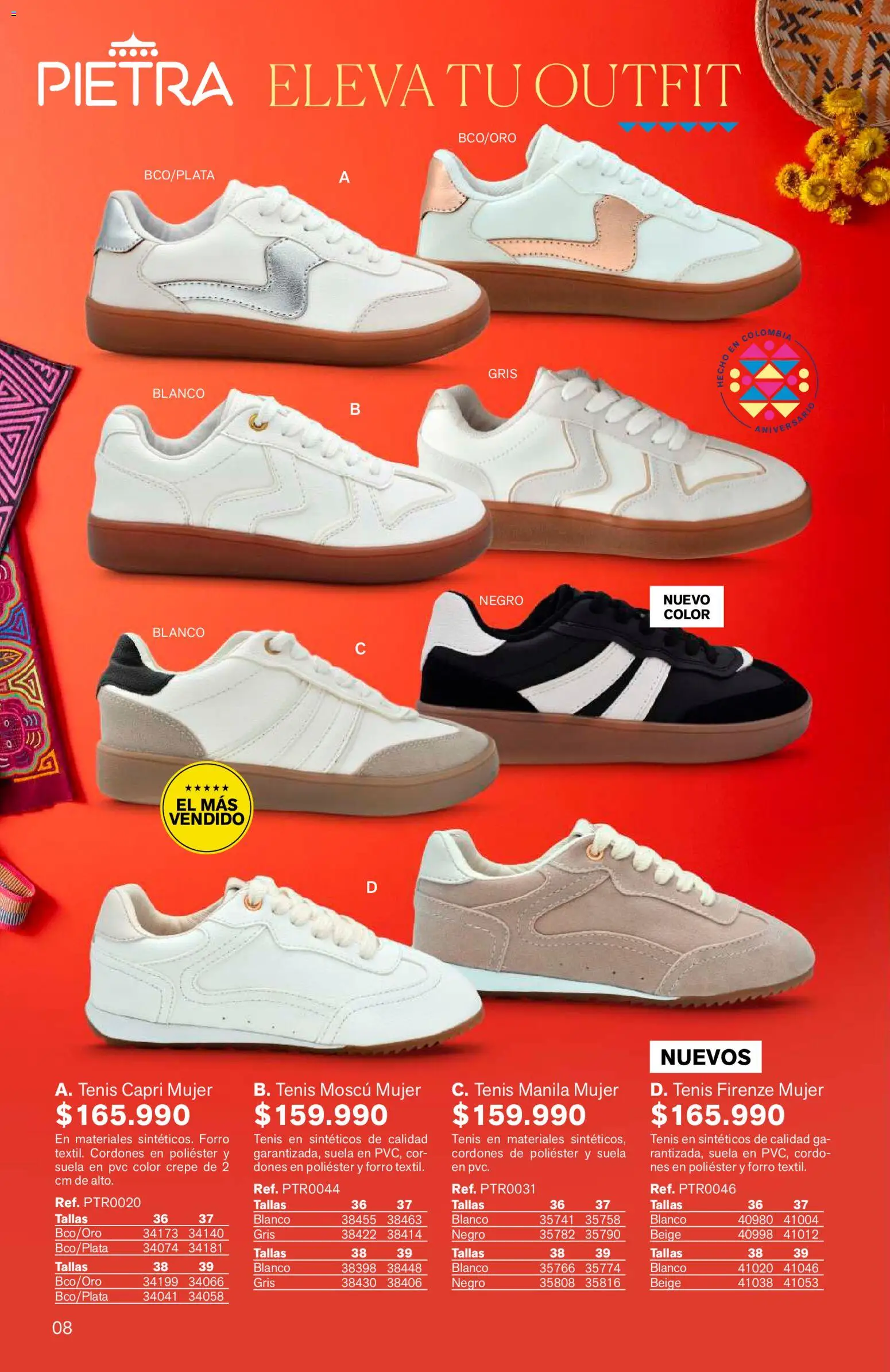 Leonisa revista - valida desde el 25/06/2026 | Página: 8 | Productos: Tenis, Cordones