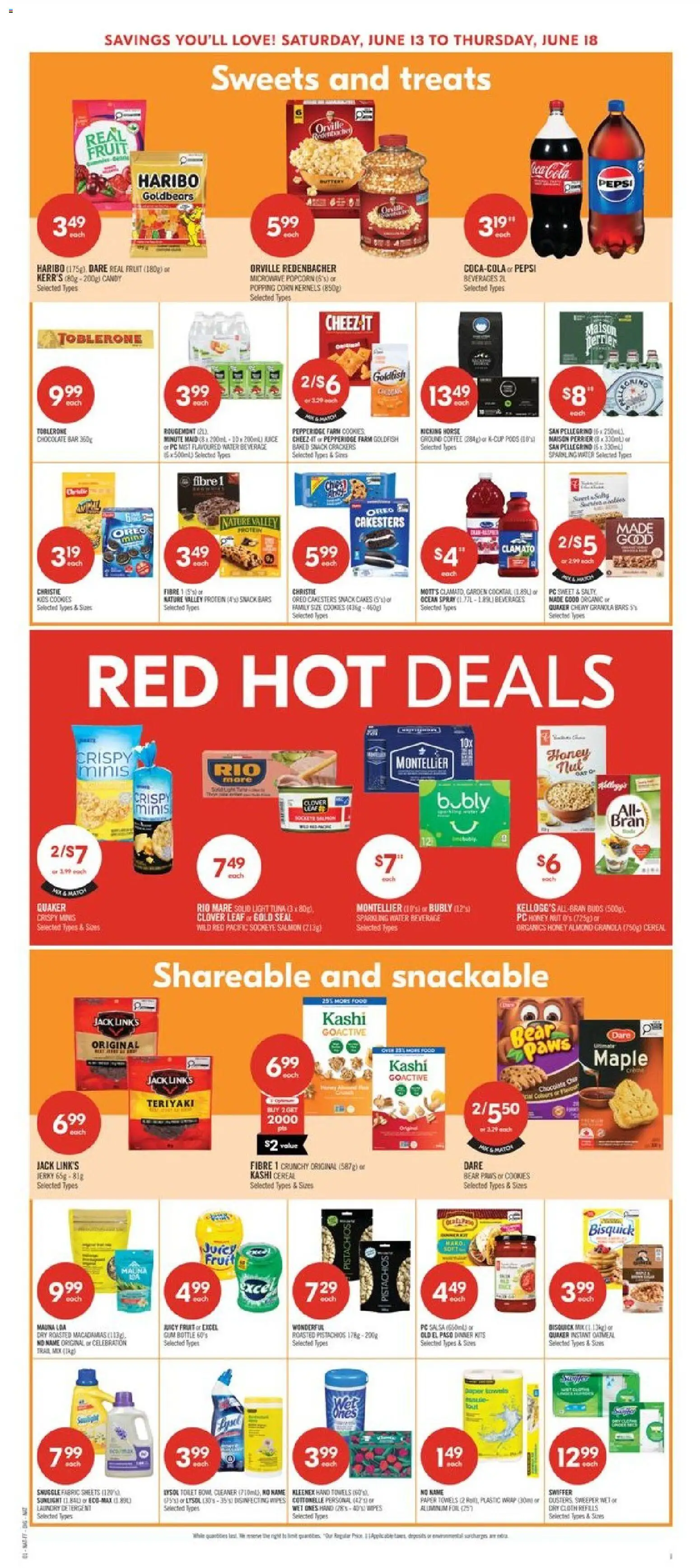 Shoppers flyer valid from 12.06.2026 | Page: 6 | Products: PC, Detergent, Coffee, Chocolate