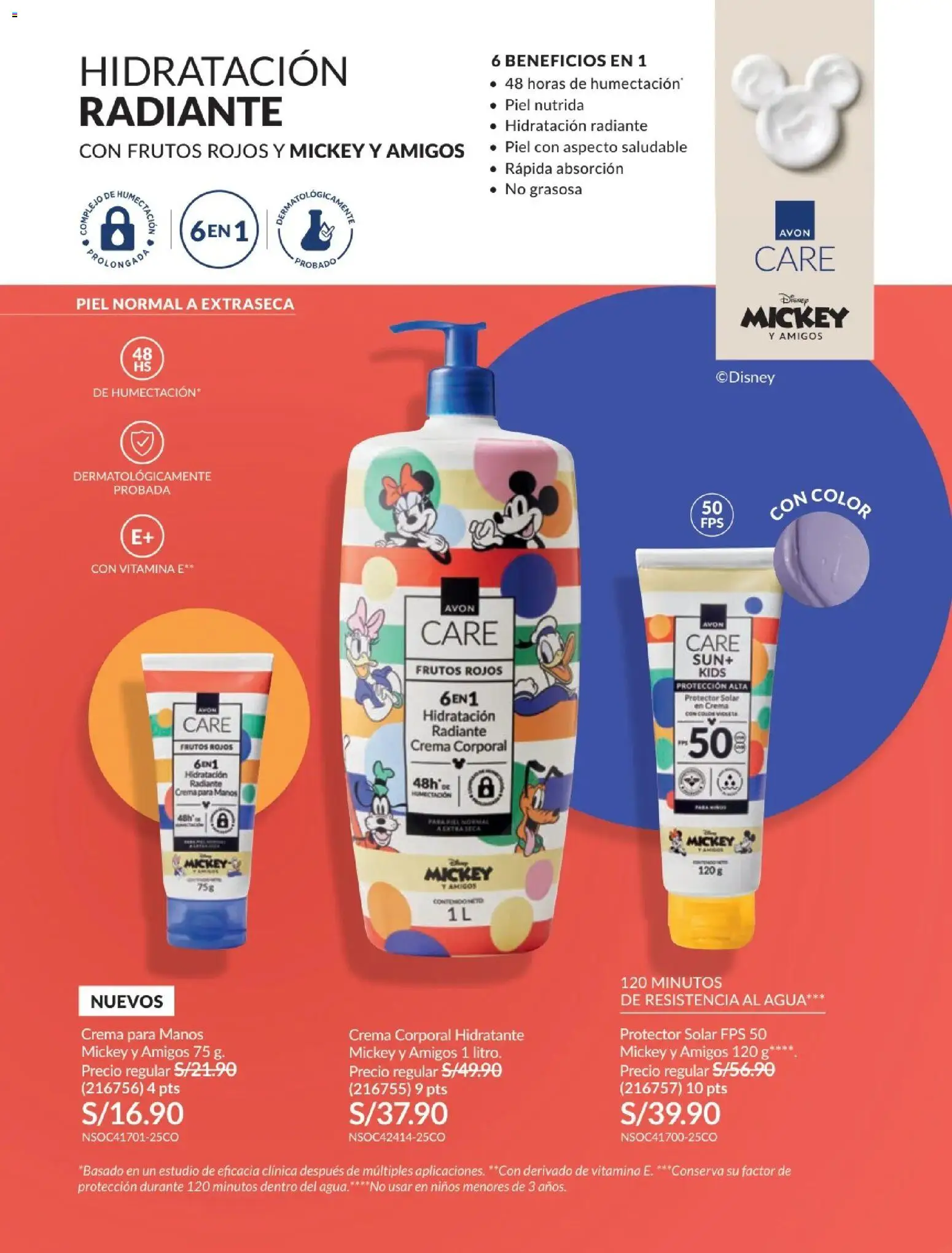 Catálogo Avon válido desde 01/07/2026 | Página: 138 | Productos: Protector solar, Crema
