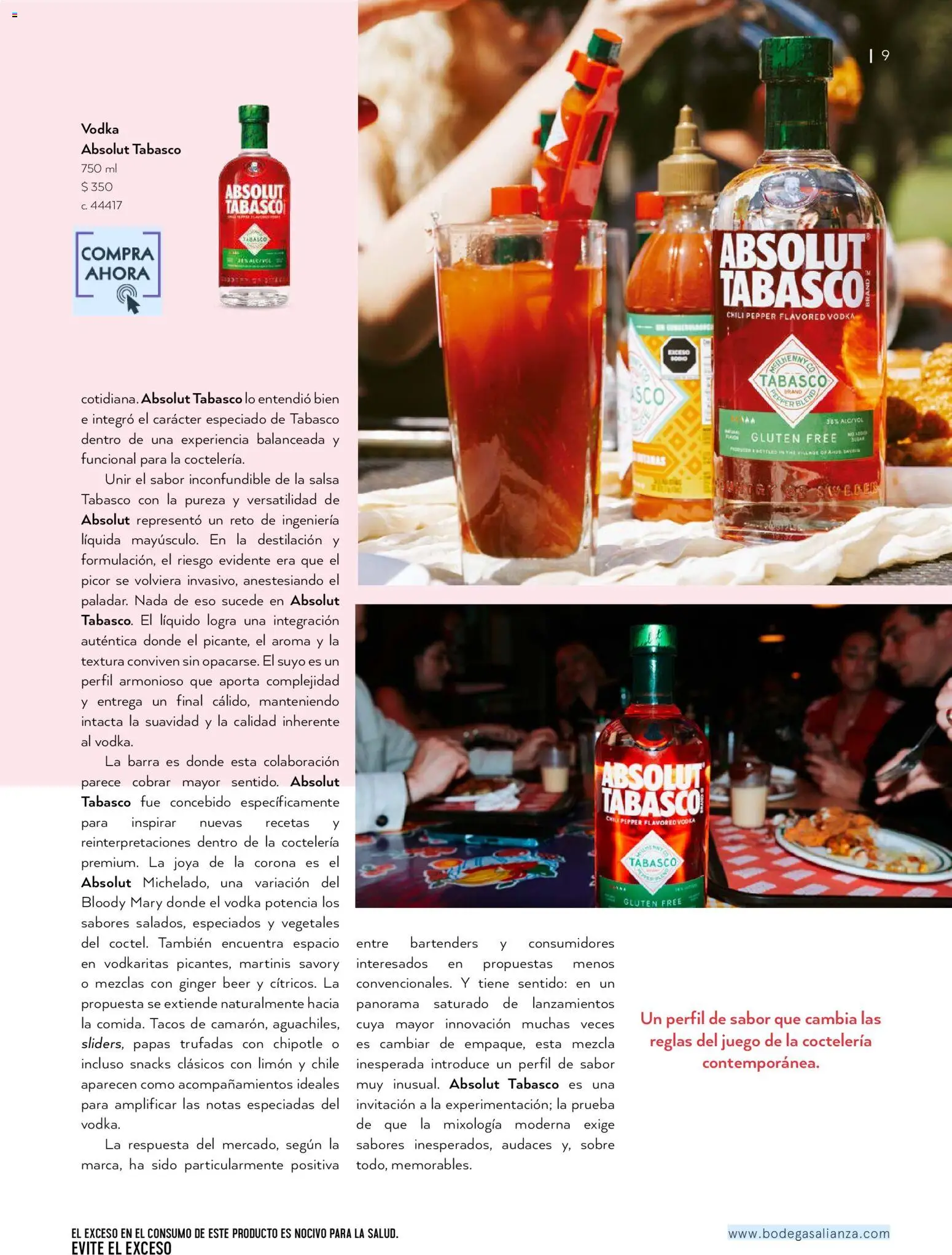 Nuevas ofertas de Bodegas Alianza válidas en toda la República Mexicana desde el 01/07/2026. ¡Encuentra las mejores ofertas en Bodegas Alianza catálogo! | Página: 11 | Productos: Limón, Barra, Vodka, Sobre