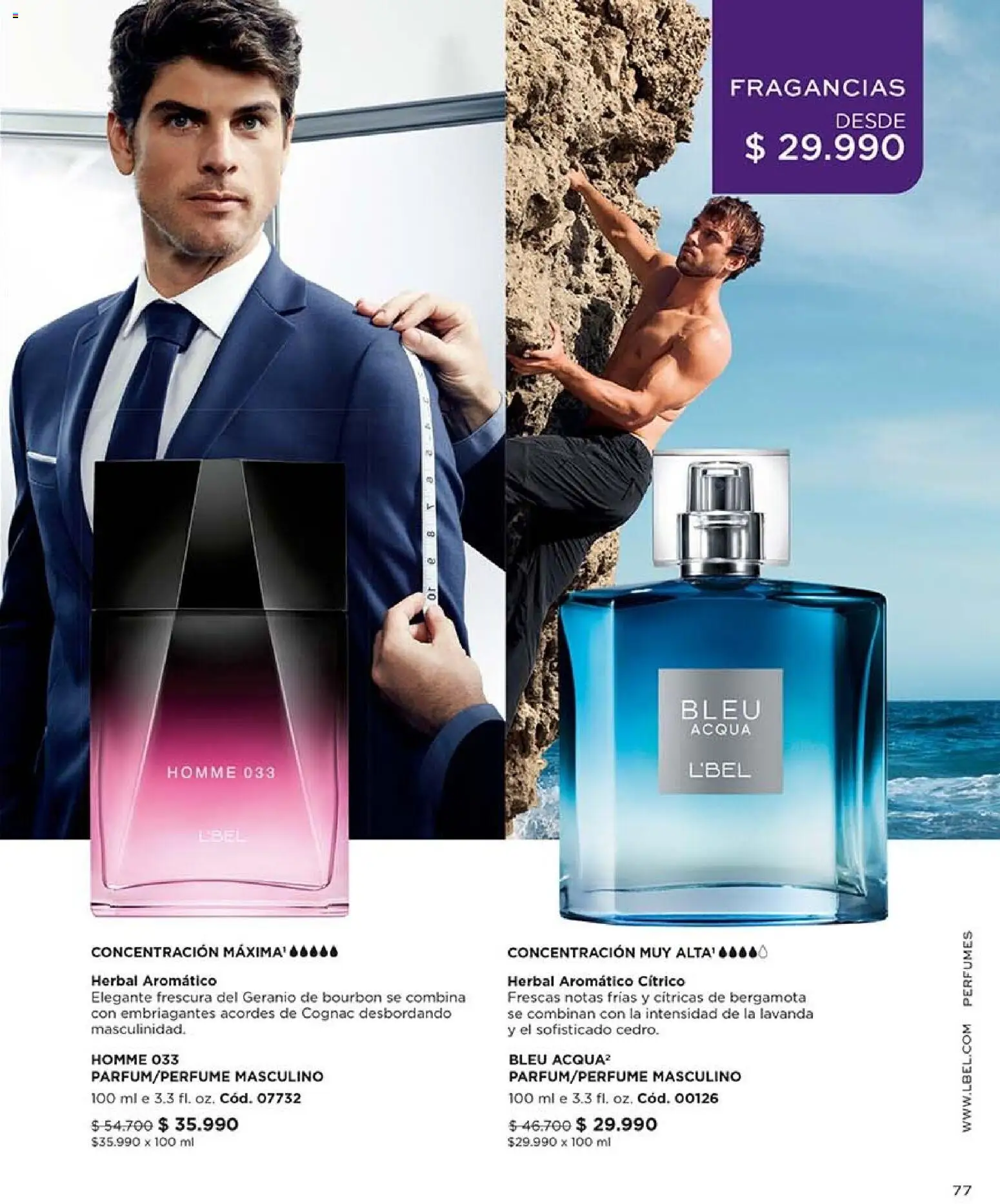 Catálogo L'Bel Campaña 16 │ válido desde el 28.09.2026 | Página: 77 | Productos: Perfumes