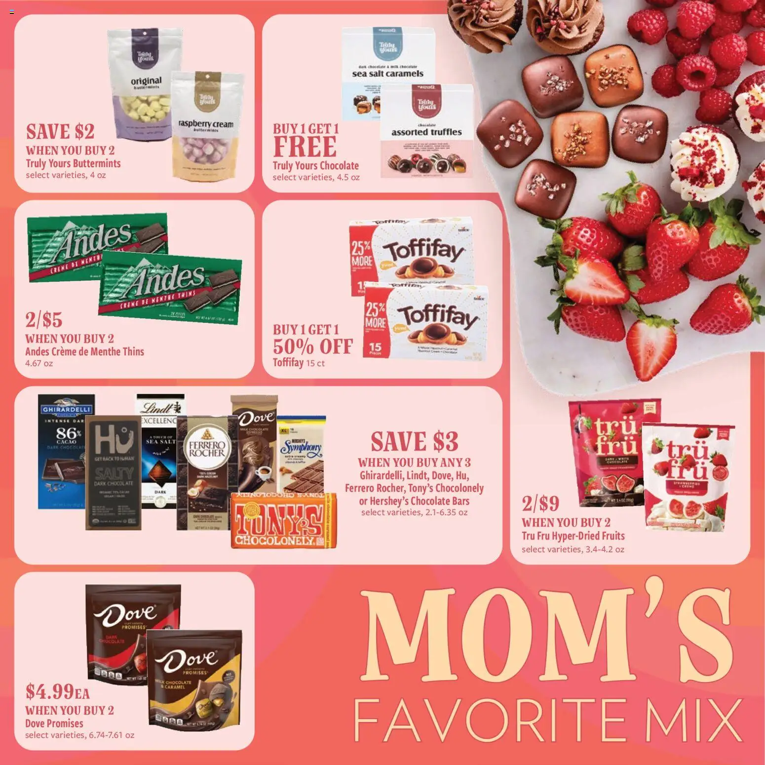 Fareway Monthly Ad - valid from 04.05.2026 | Page: 3 | Products: Milk, Chocolate, Cream, Raspberry