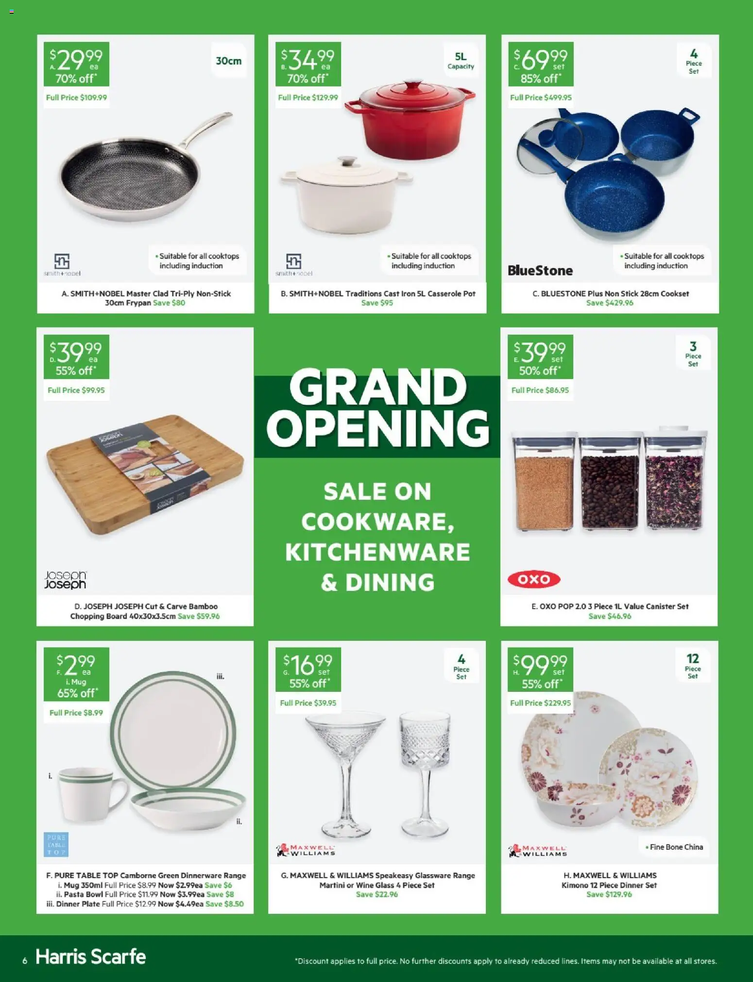 Harris Scarfe catalogue - valid from 27/08/2026 | Page: 6 | Products: Pot, Wine, Pasta, Iron