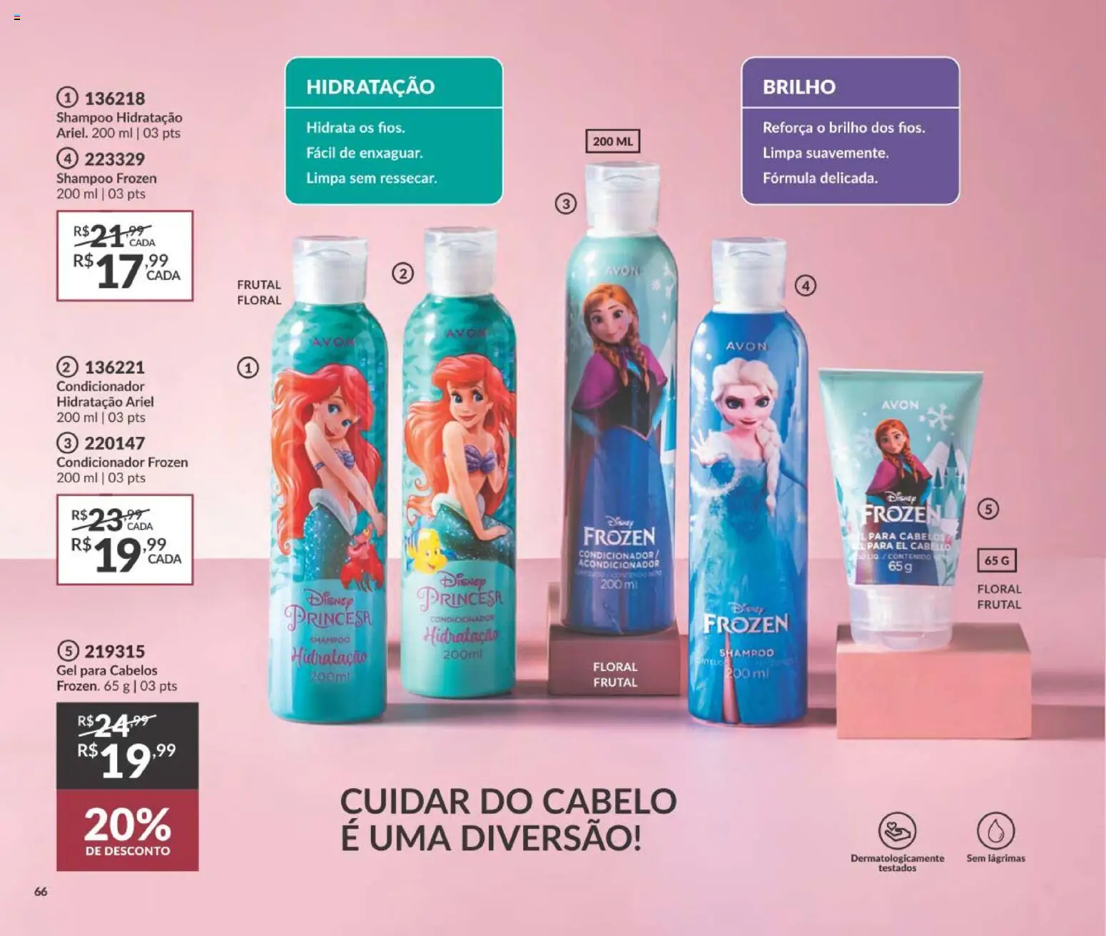 Avon Folheto - válido de 29/06/2026 | Página: 74 | Produtos: Shampoo, Ariel, Condicionador